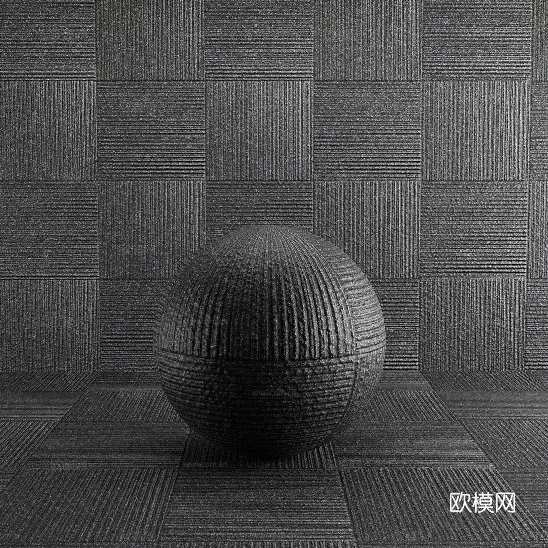 瓷砖 水泥砖 肌理砖 文化砖 条纹砖3d模型