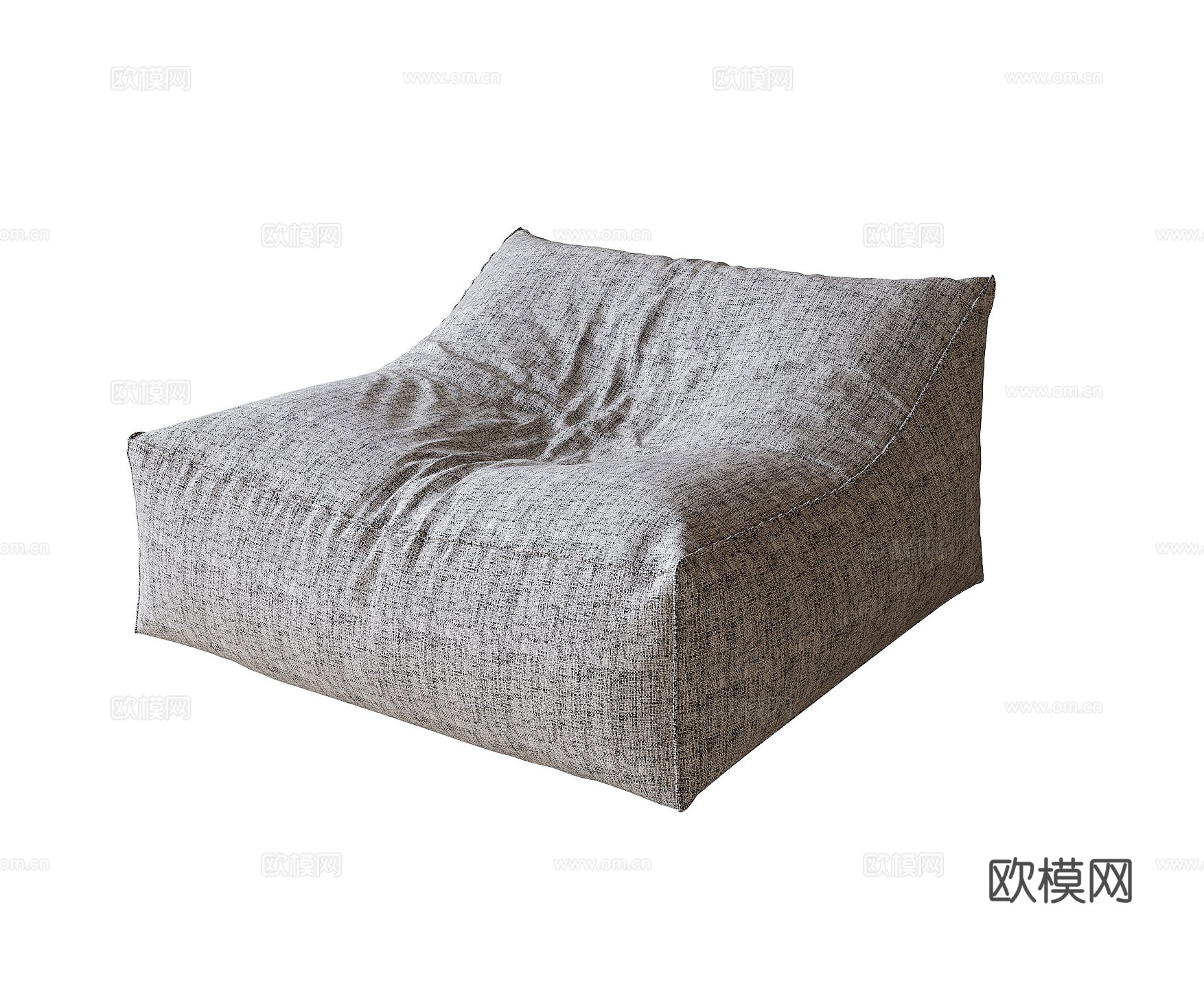 现代懒人沙发 沙发凳3d模型