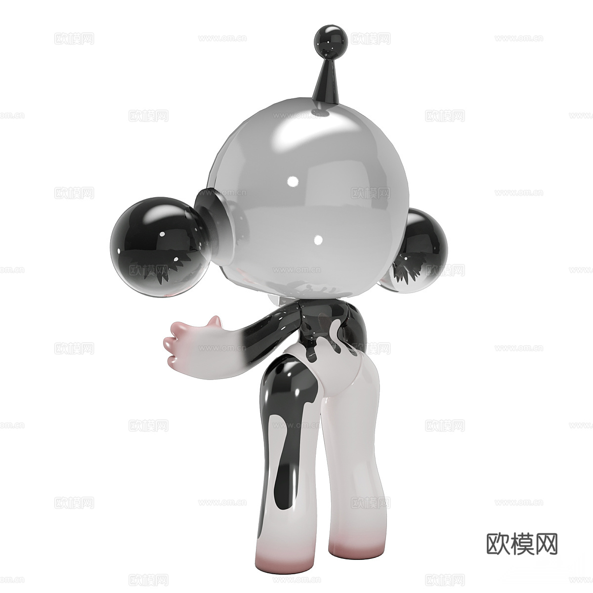 Pop Mart  现代雕塑摆件 潮玩雕塑摆件 手办 艺术品3d模型