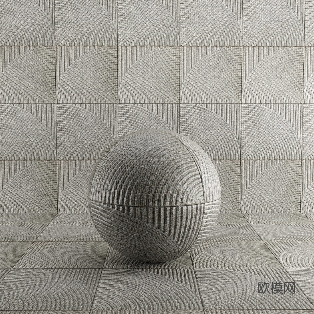 瓷砖 水泥砖 肌理砖 文化砖 条纹砖3d模型