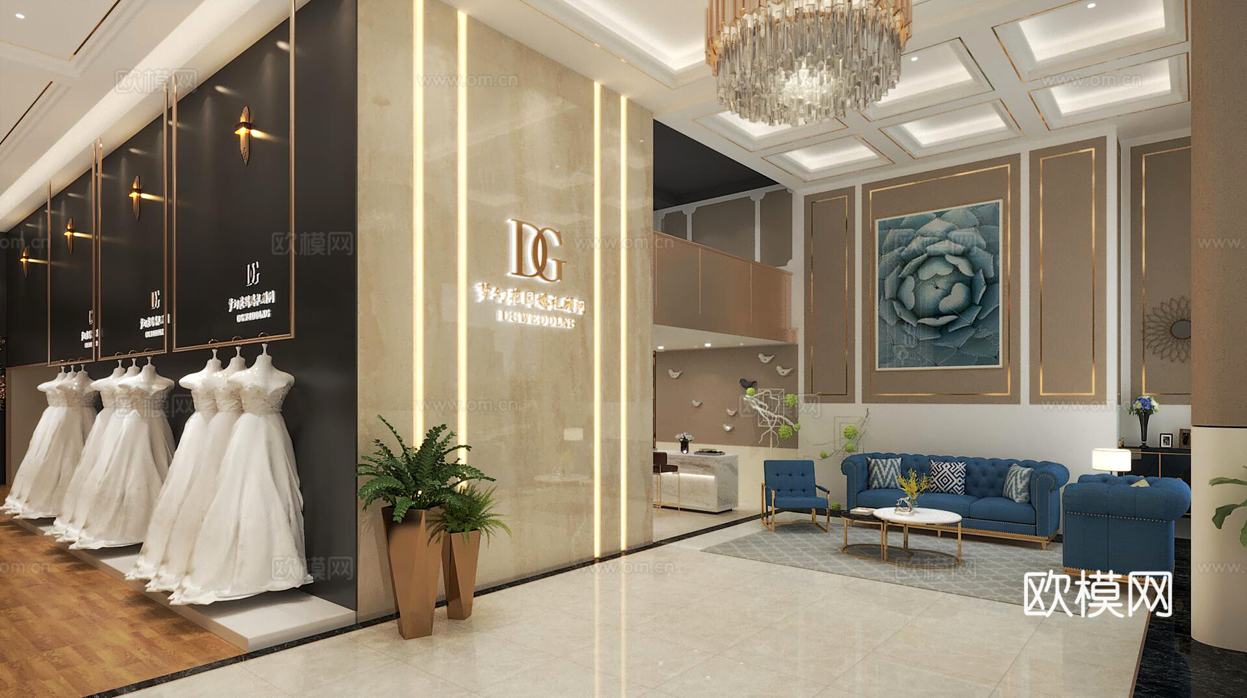 婚纱店3d模型