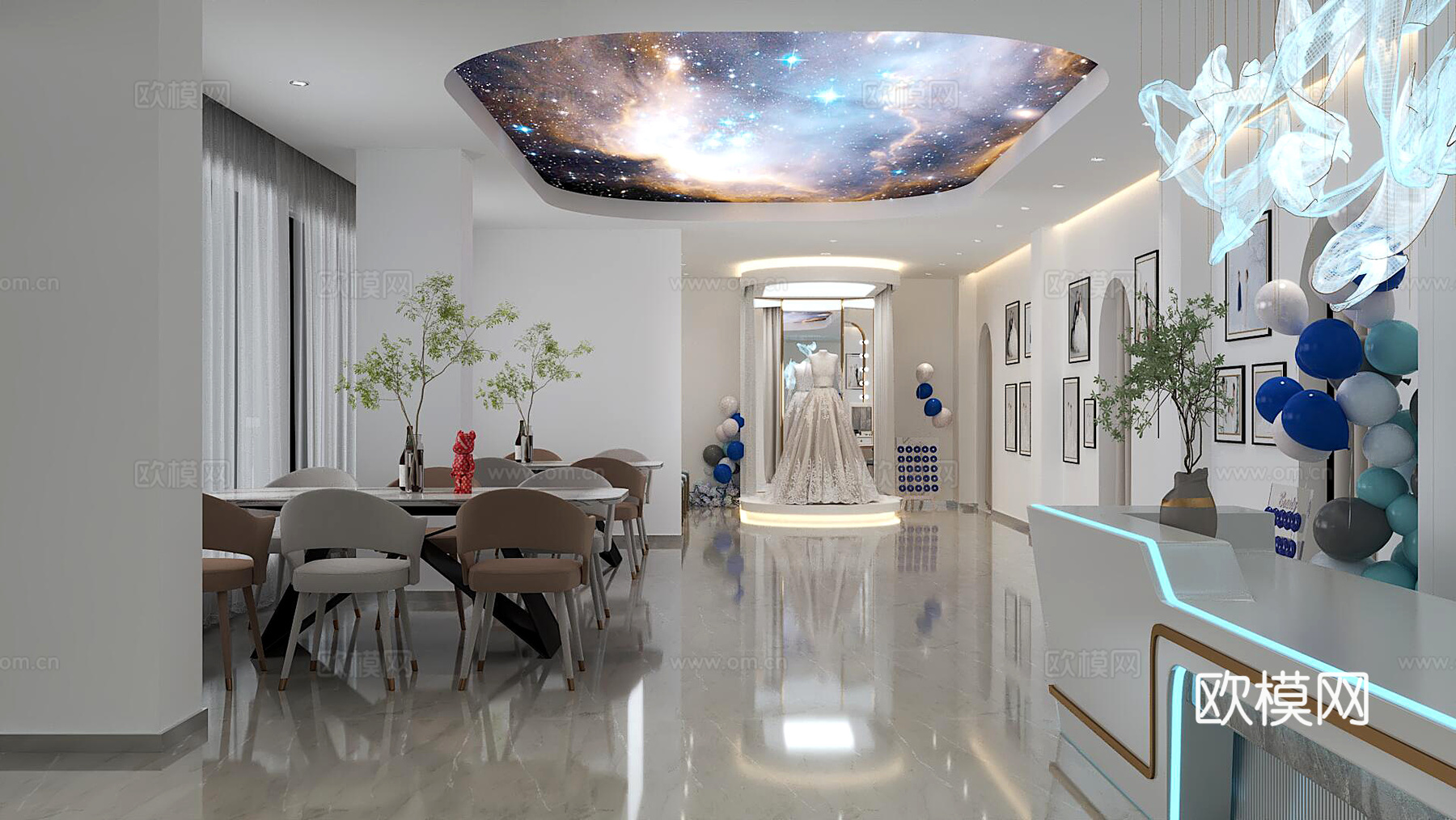 婚纱店3d模型
