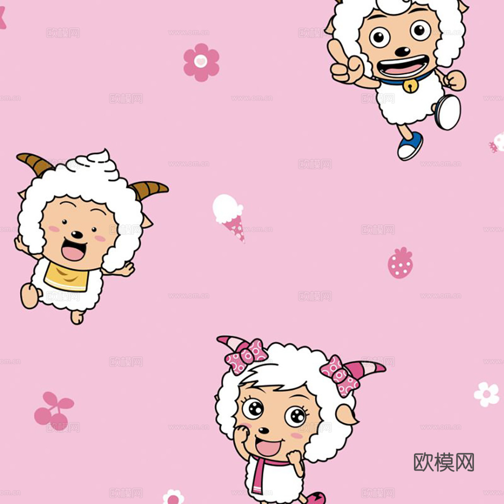 现代简约儿童可爱壁纸墙布