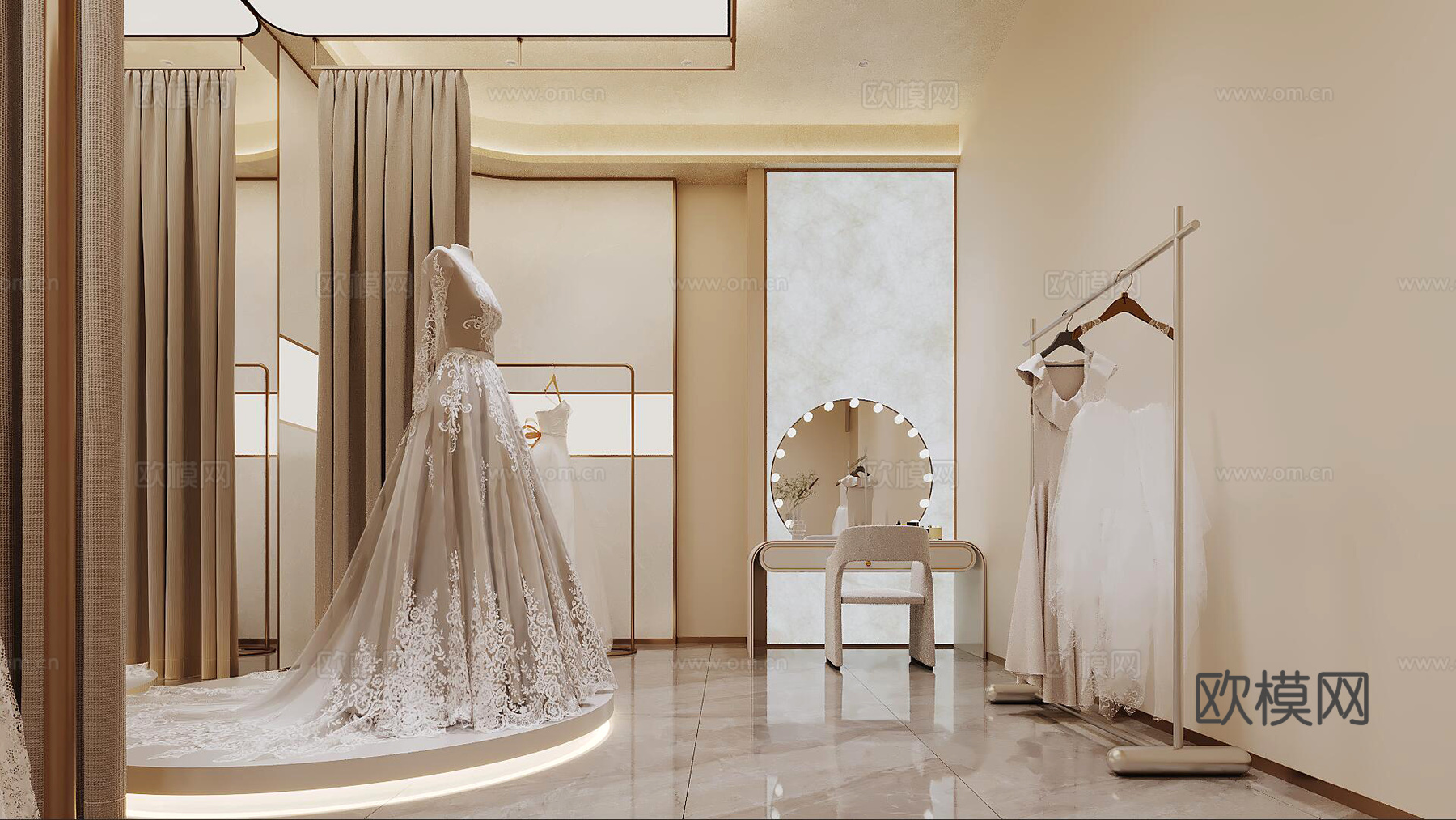 婚纱店3d模型
