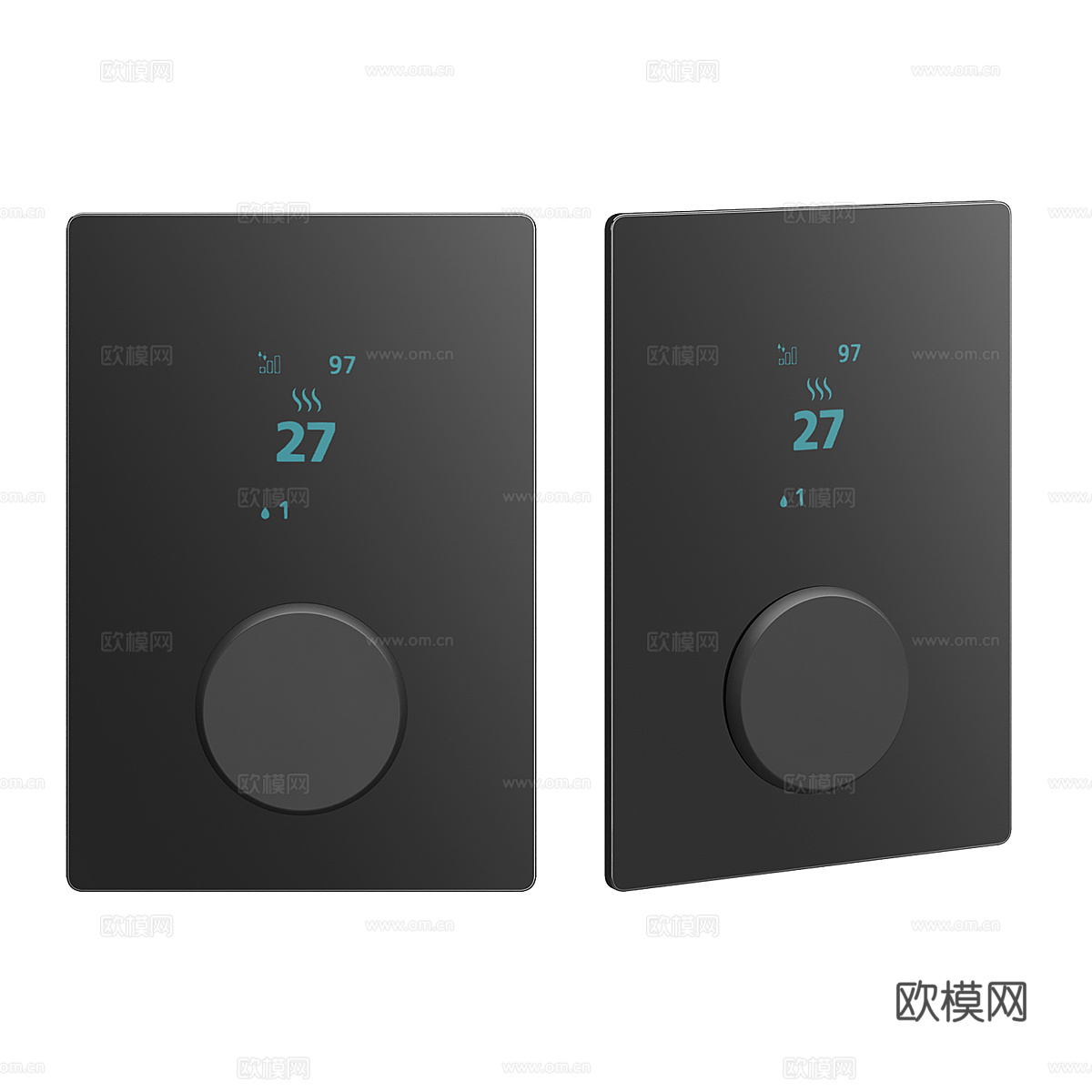 现代极简桑拿加热器3d模型