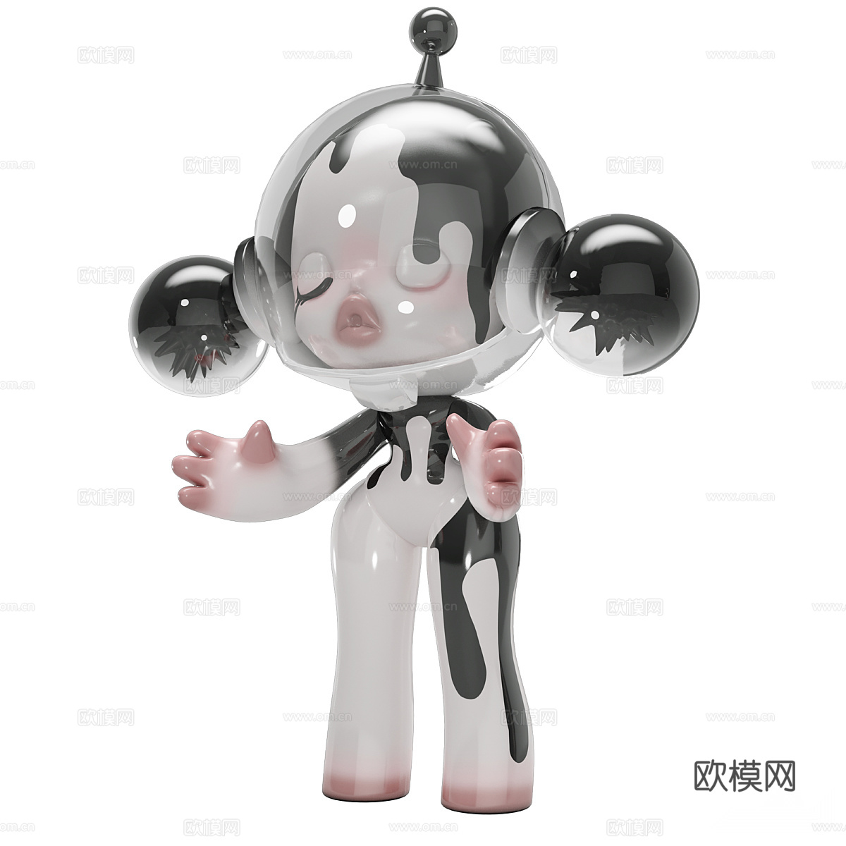 Pop Mart  现代雕塑摆件 潮玩雕塑摆件 手办 艺术品3d模型
