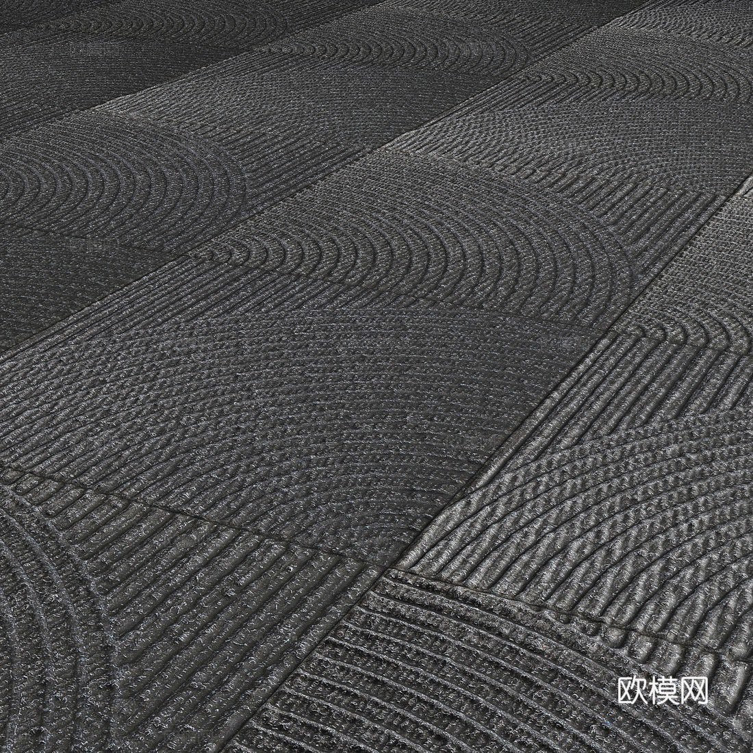 瓷砖 水泥砖 肌理砖 文化砖 条纹砖3d模型下载（渲染图2）