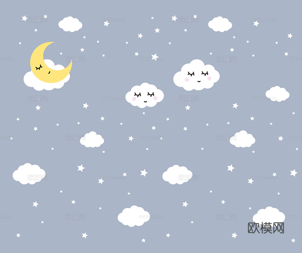 现代简约儿童可爱壁纸墙布