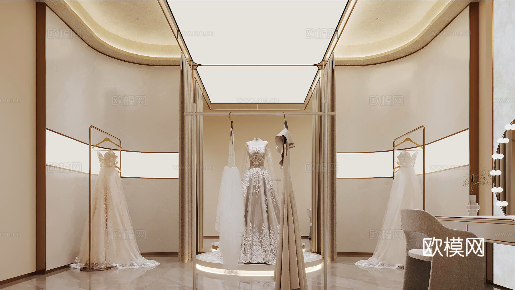 婚纱店3d模型