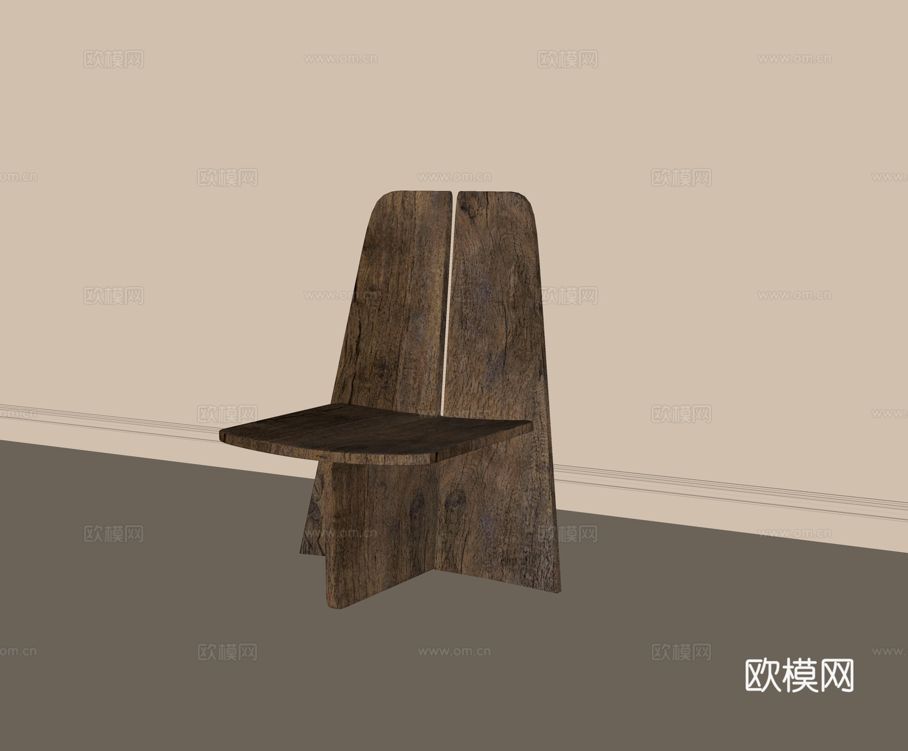 现代单椅 休闲椅su模型