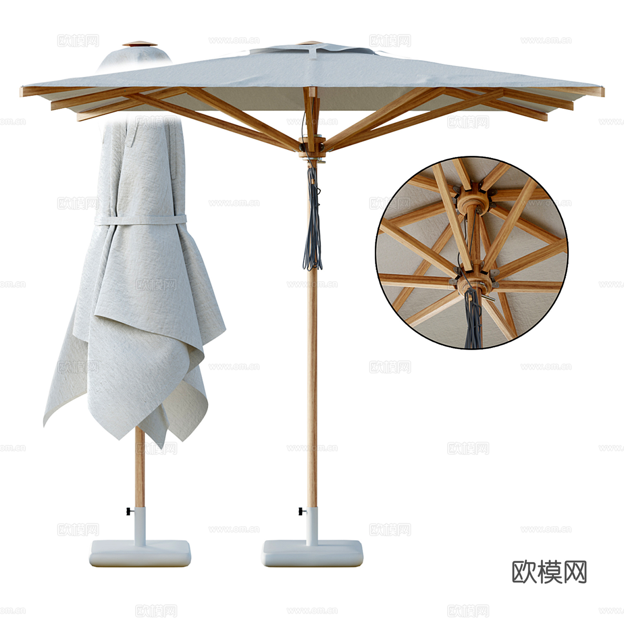 户外遮阳棚 遮阳伞 太阳伞su模型
