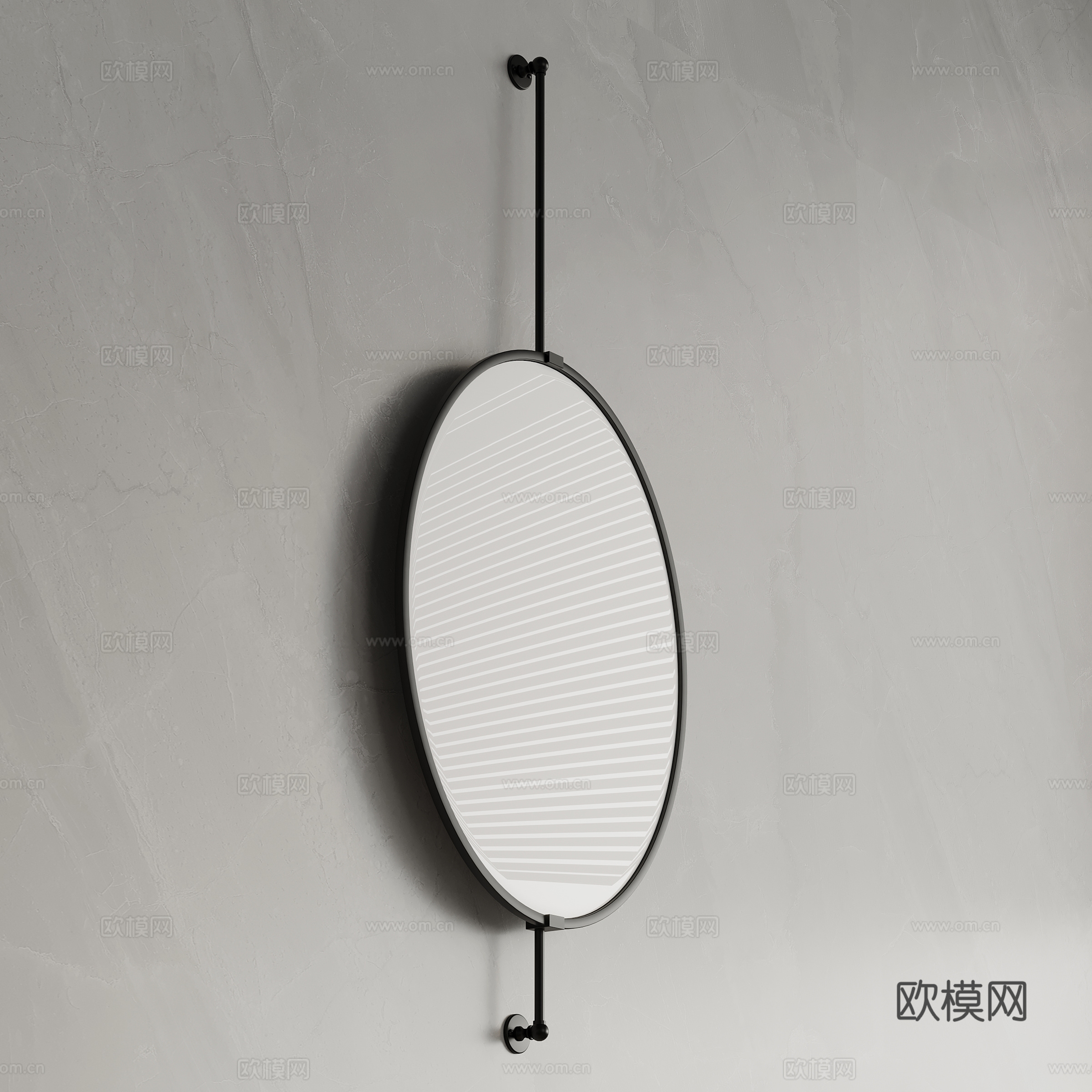 现代镜子 卫浴镜 化妆镜3d模型
