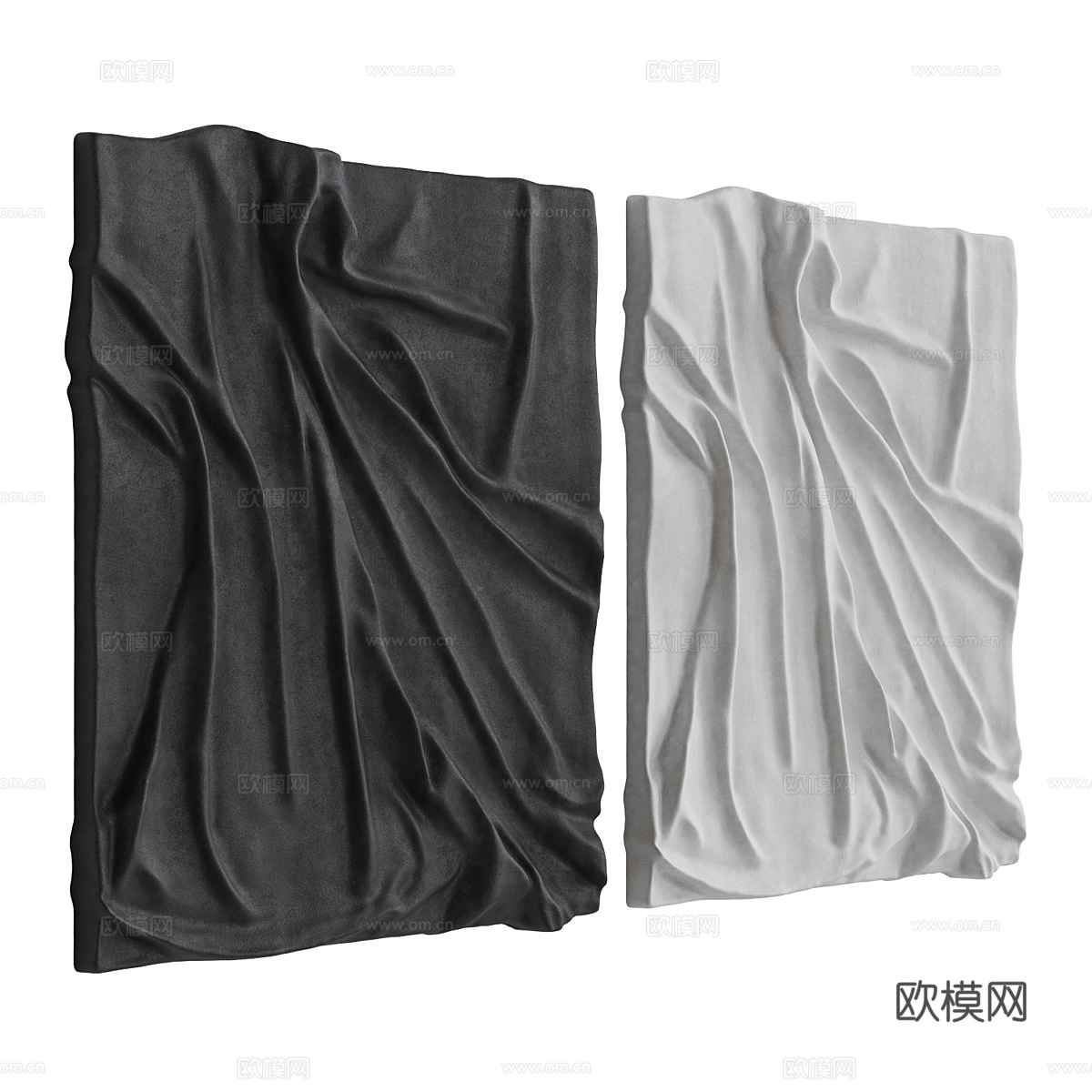 现代意式极简艺术挂饰3d模型