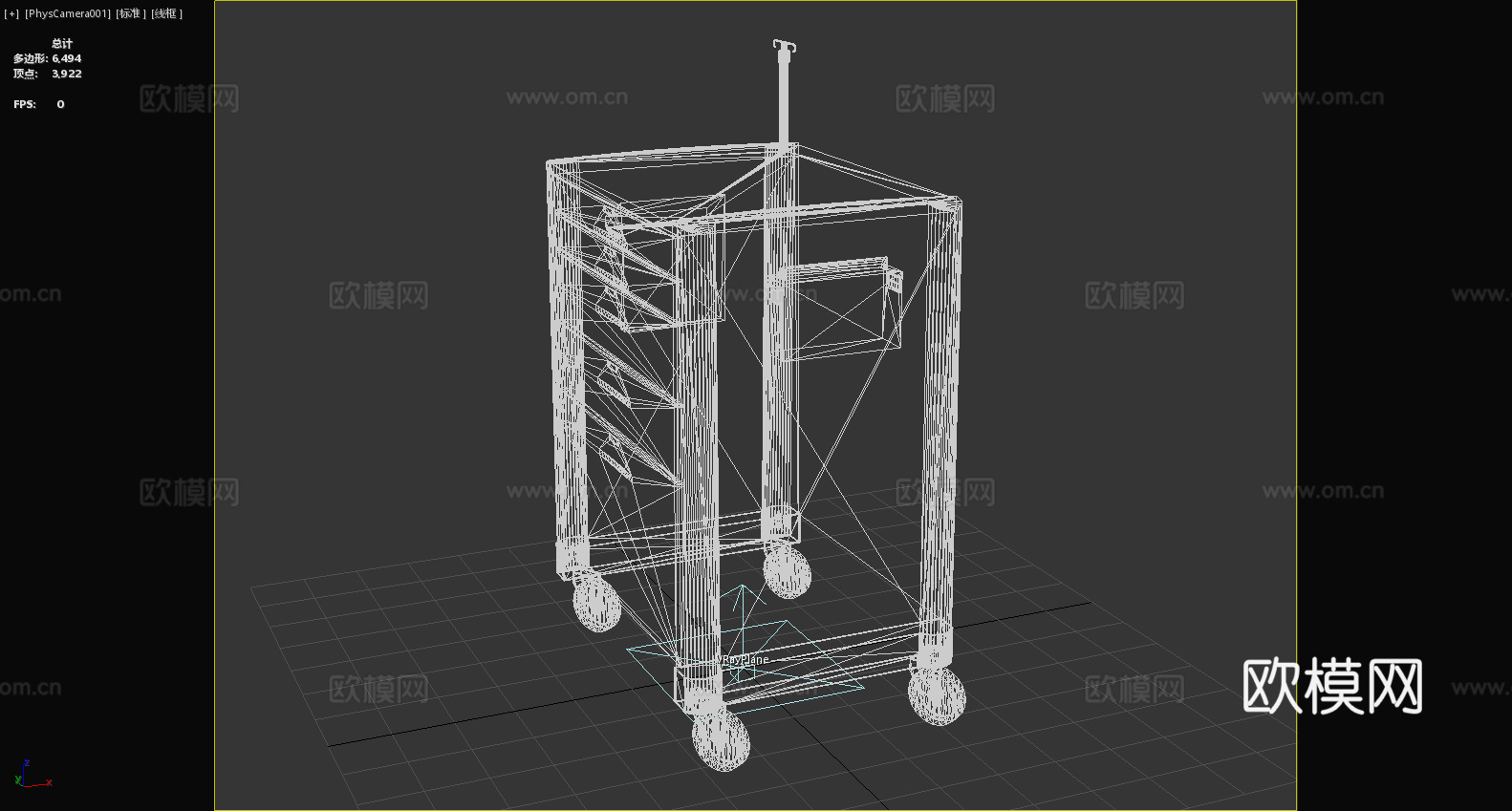 抽屉柜 移动柜 医疗柜 储物柜 器械柜 柜子3d模型