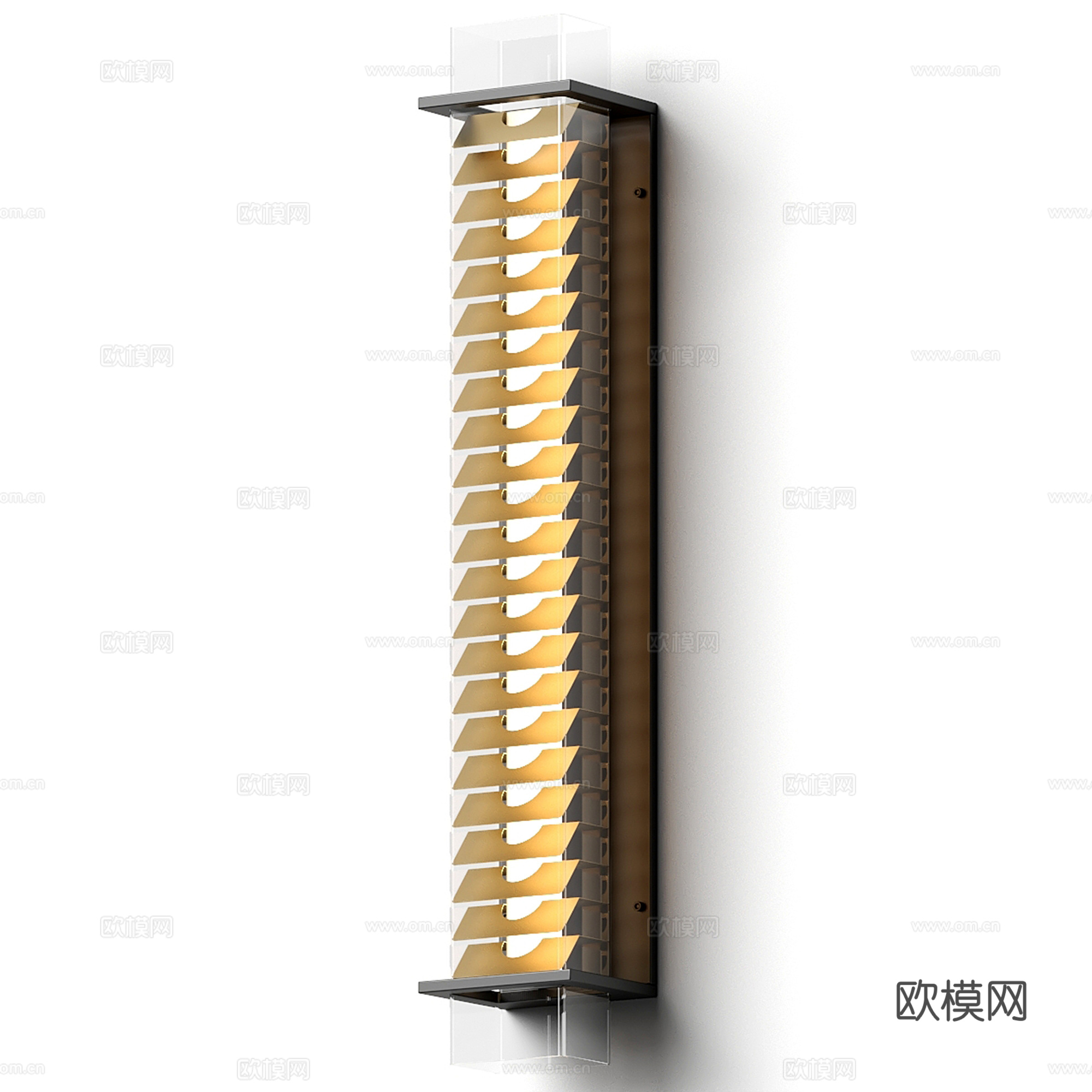 现代轻奢壁灯su模型