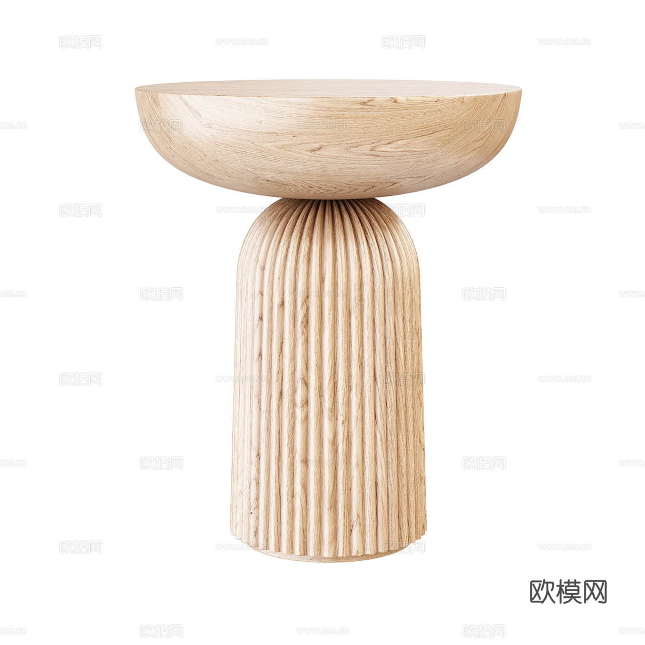 Dale Italia 极简边几 北欧边几 实木边几 原木边3d模型