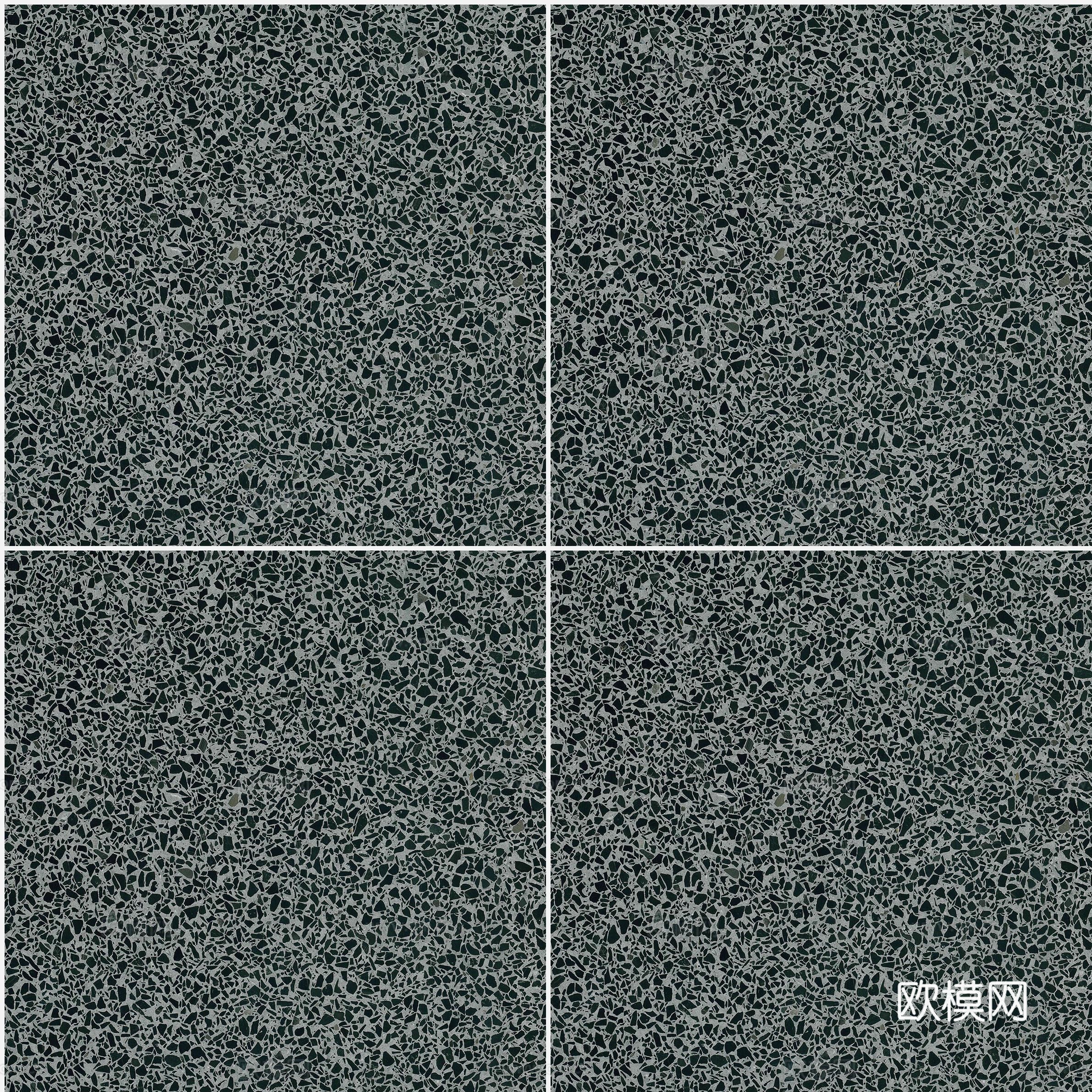 绿色水磨石地砖