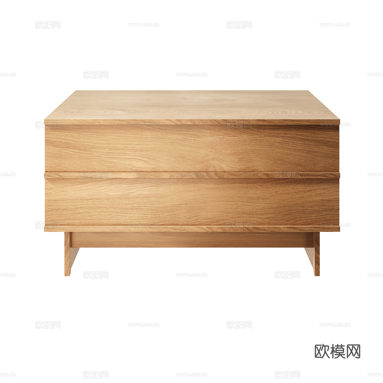 We Do Wood 北欧极简床头柜 实木床头柜 原木床头柜3d模型