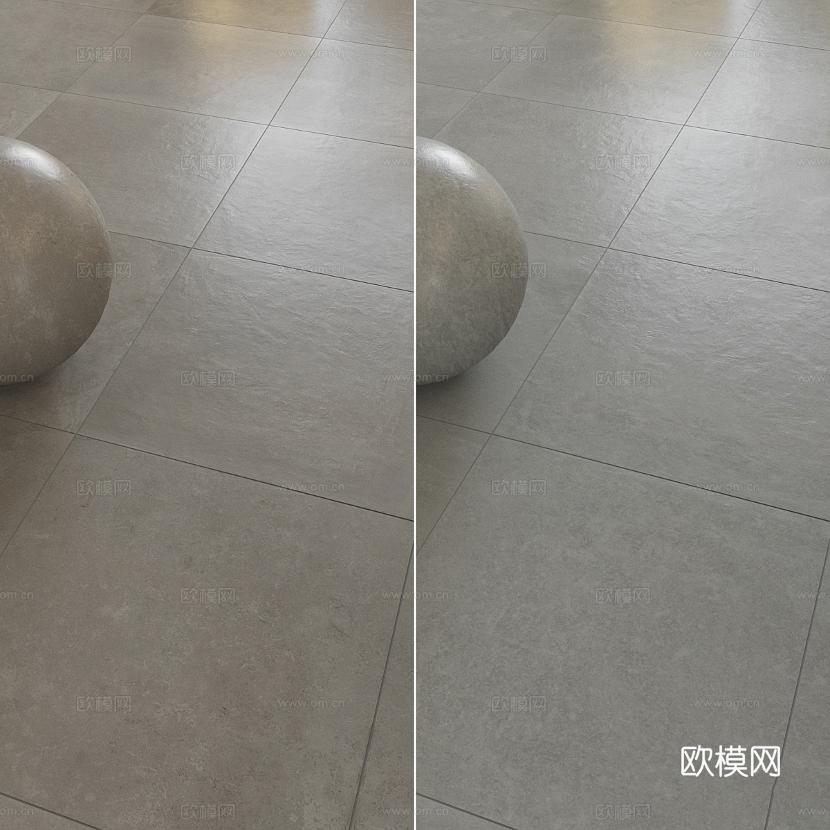 现代意式瓷砖 水泥砖 仿古砖 柔光砖3d模型