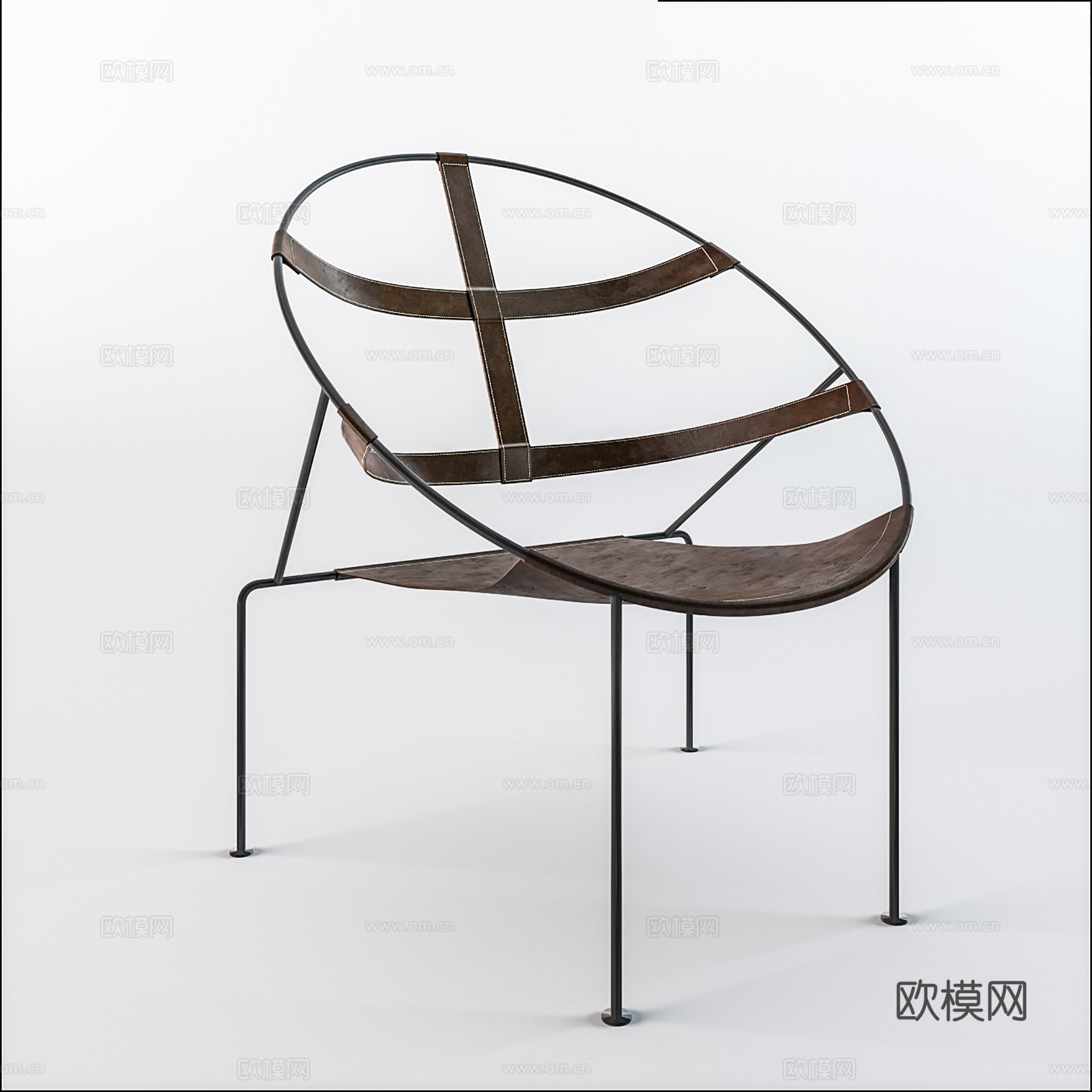 现代简约休闲椅 书椅餐椅 户外休闲椅su模型