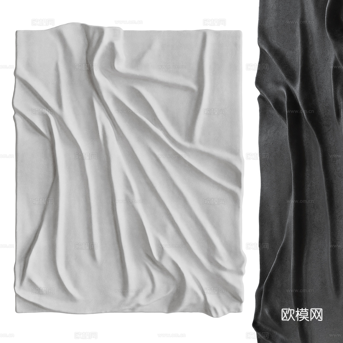 现代意式极简艺术挂饰3d模型