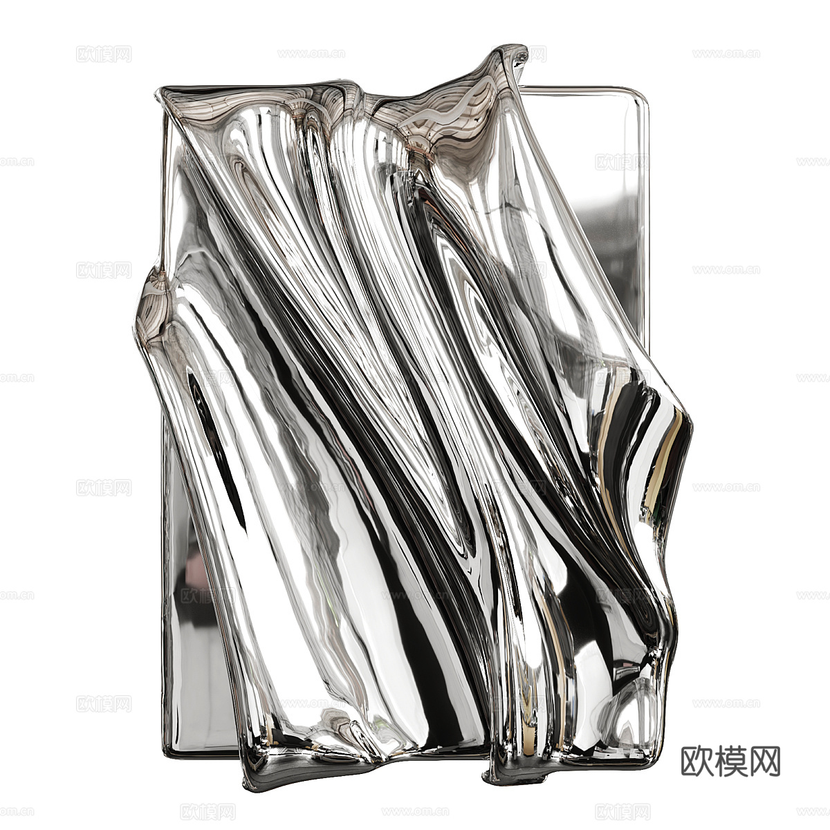 现代意式轻奢艺术挂饰3d模型