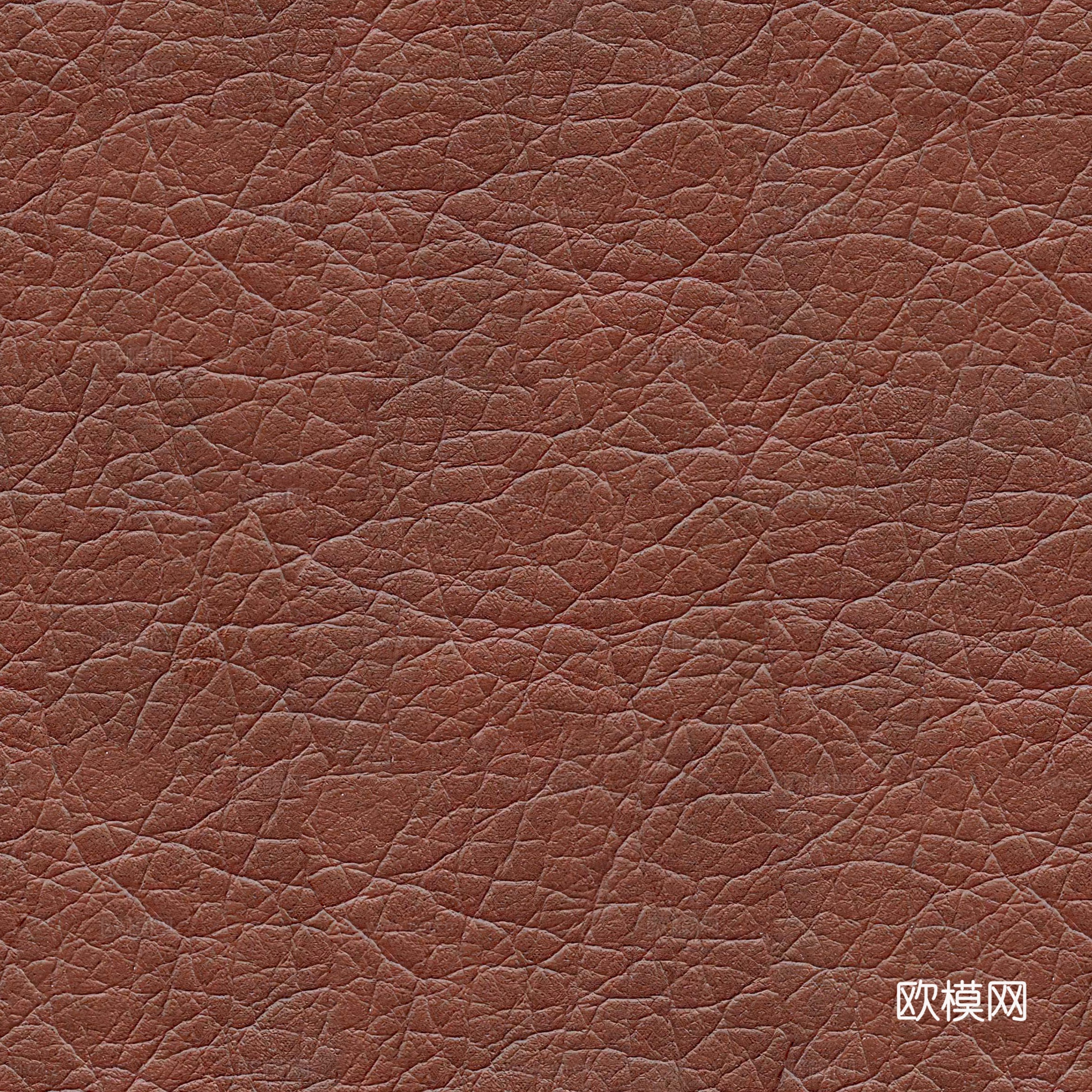 无缝粗纹皮革
