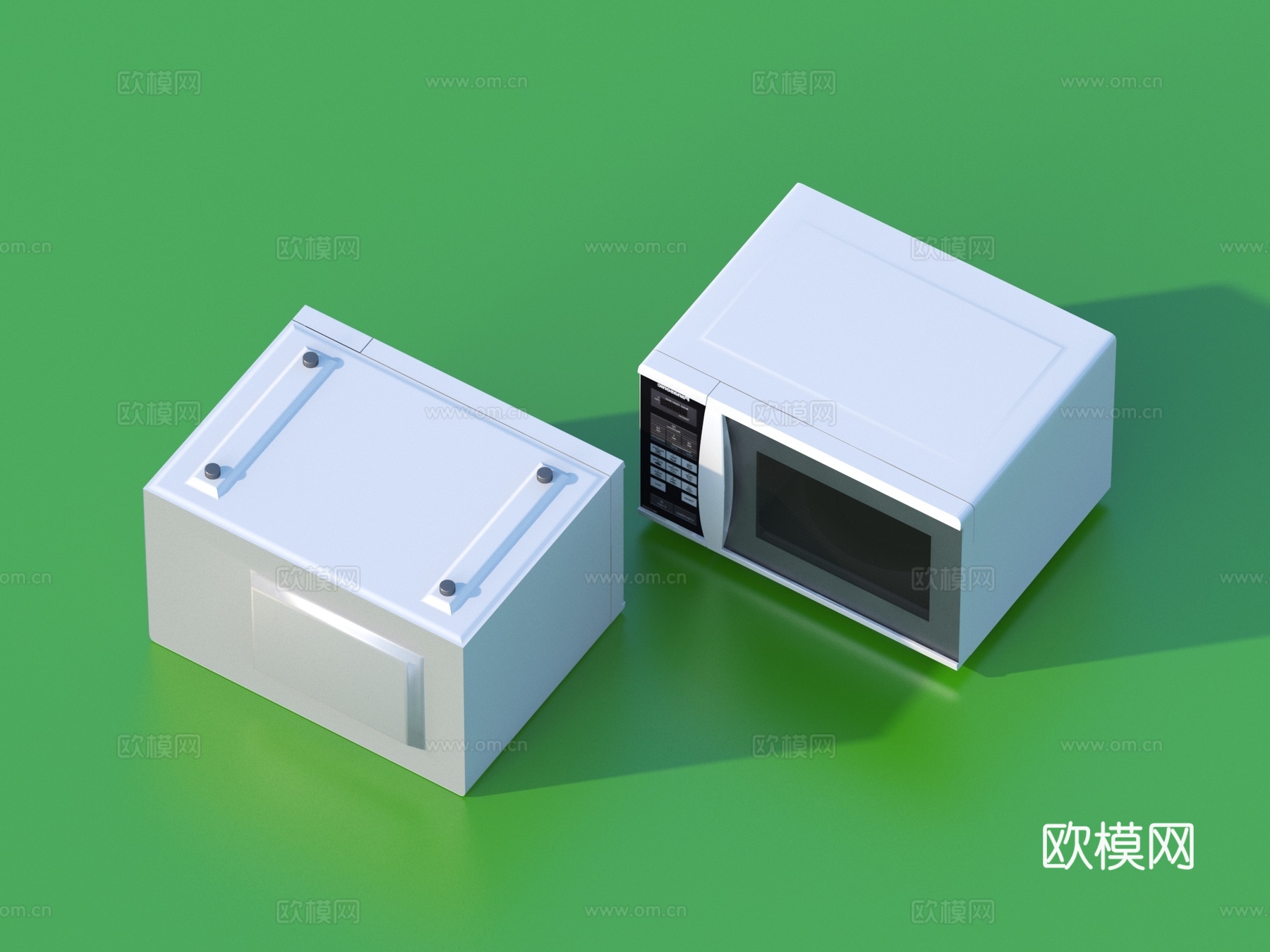 微波炉 厨房电器 小家电3d模型