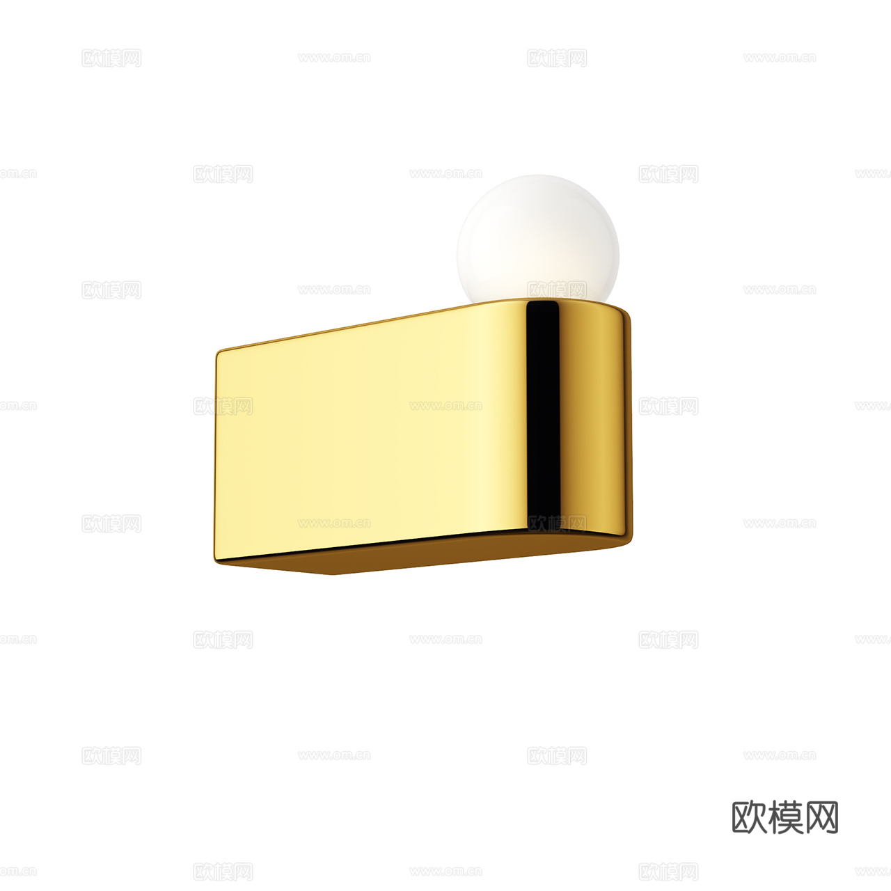 Michael 现代壁灯 极简壁灯 金属壁灯 玻璃壁灯3d模型