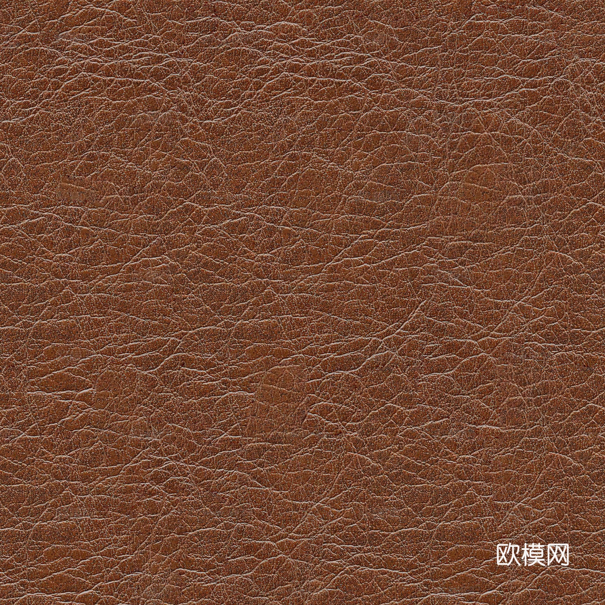 无缝粗纹皮革