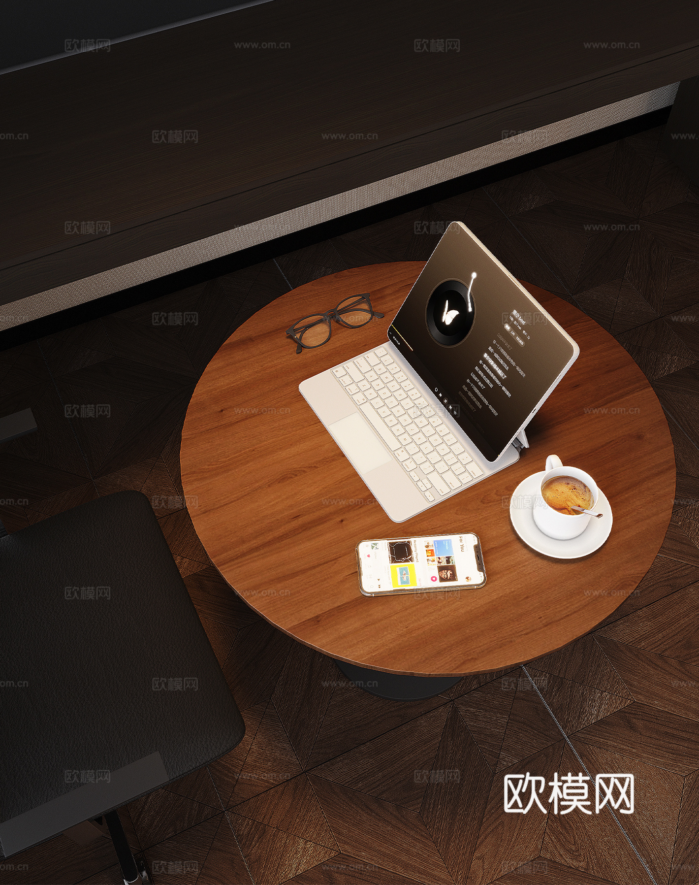 意式豪华酒店客房3d模型