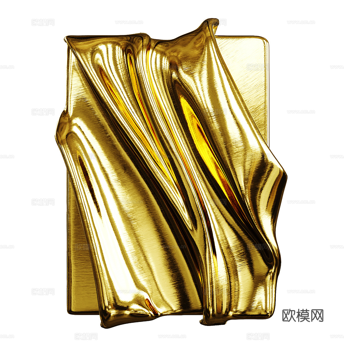 现代意式轻奢艺术挂饰3d模型