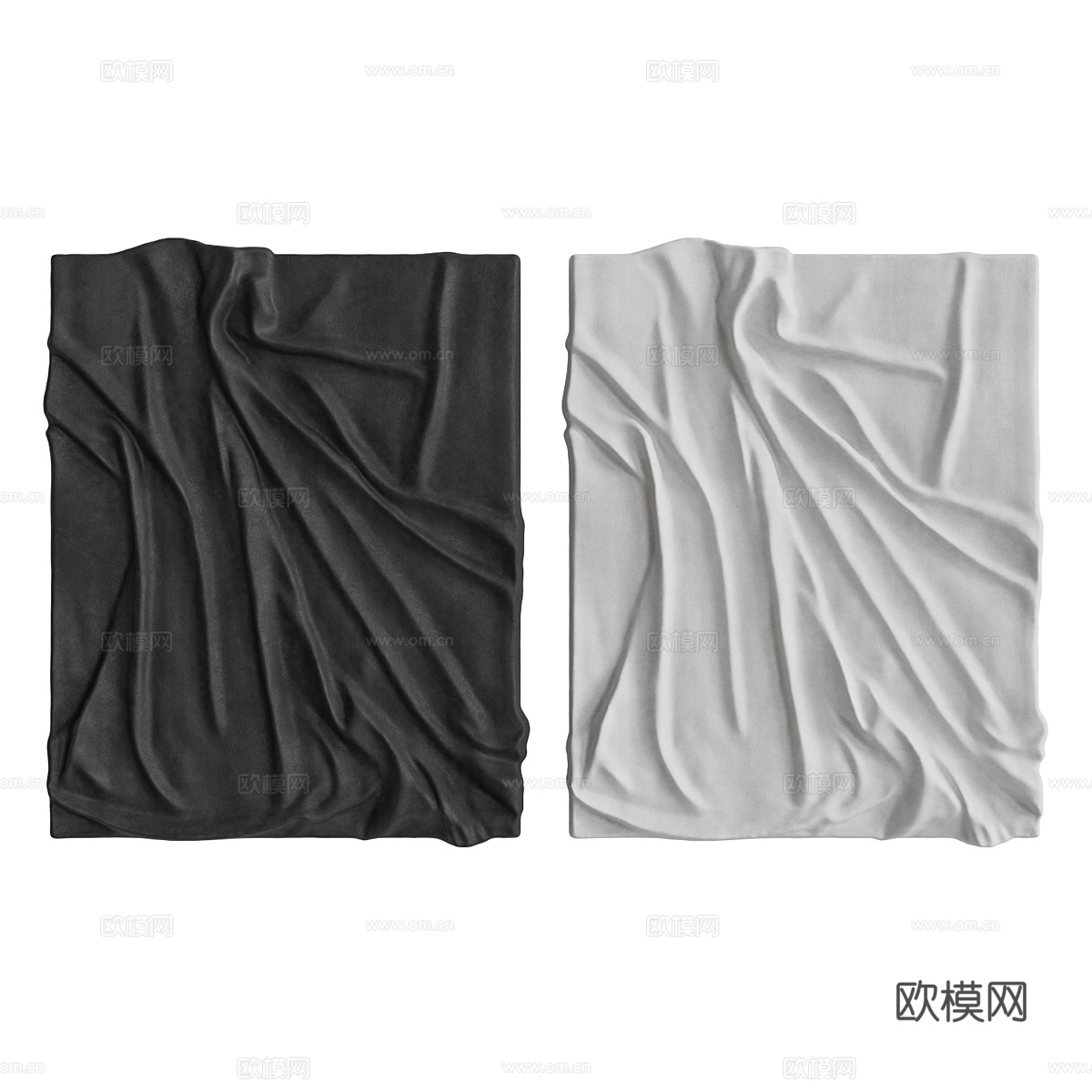 现代意式极简艺术挂饰3d模型