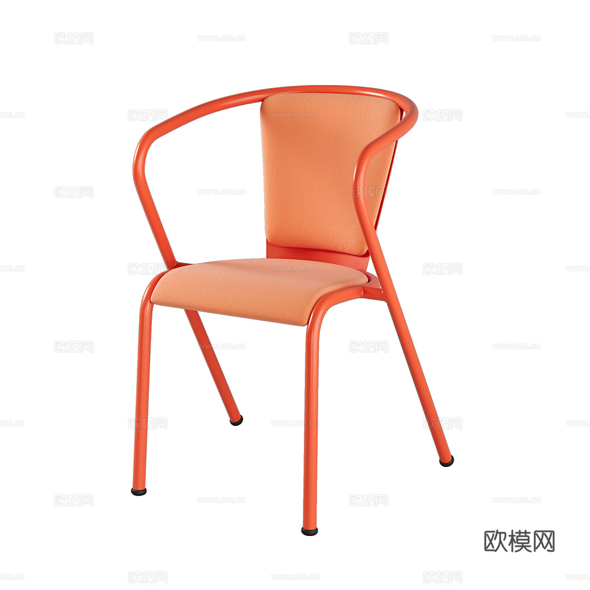 现代儿童椅子3d模型