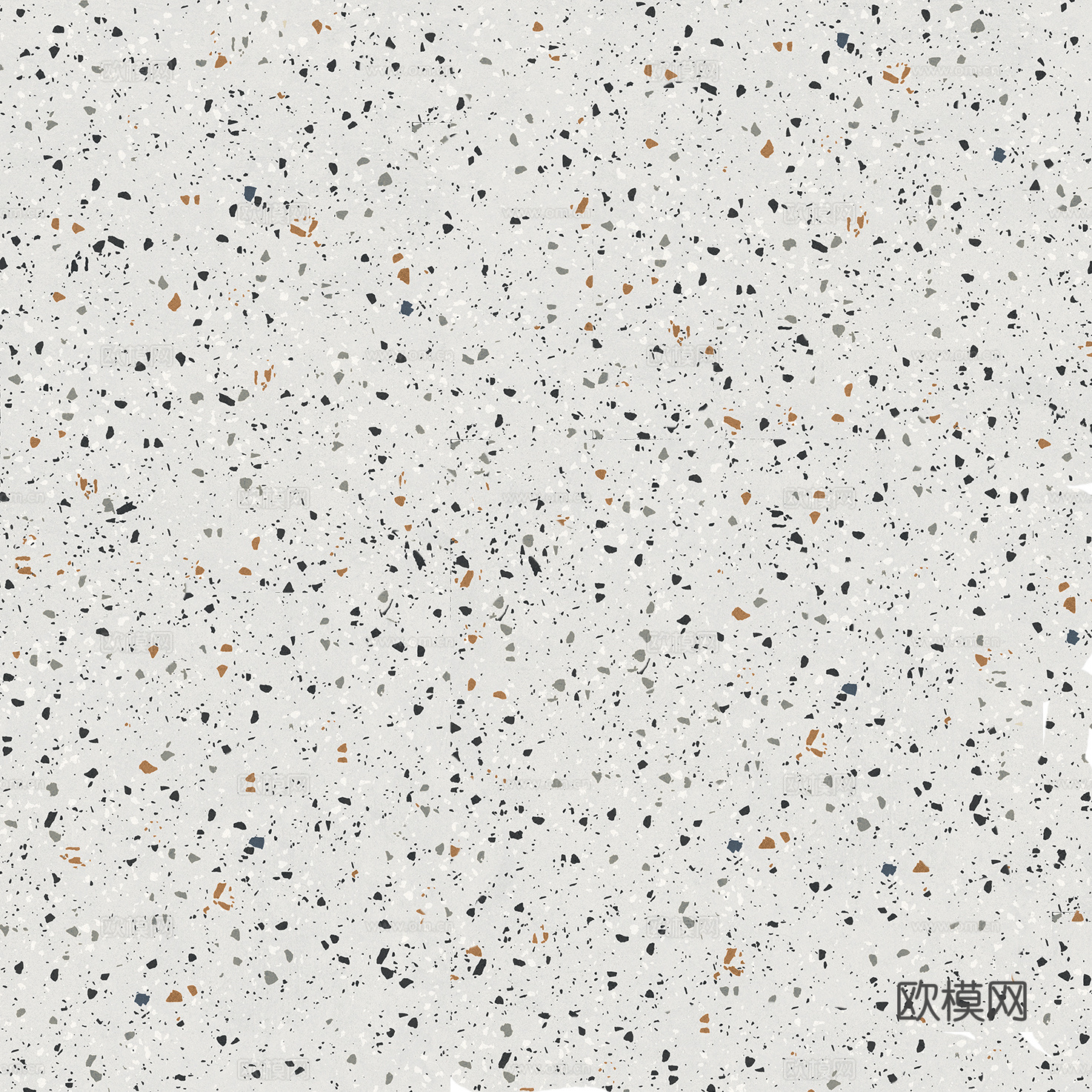 浅色小颗粒彩色水磨石
