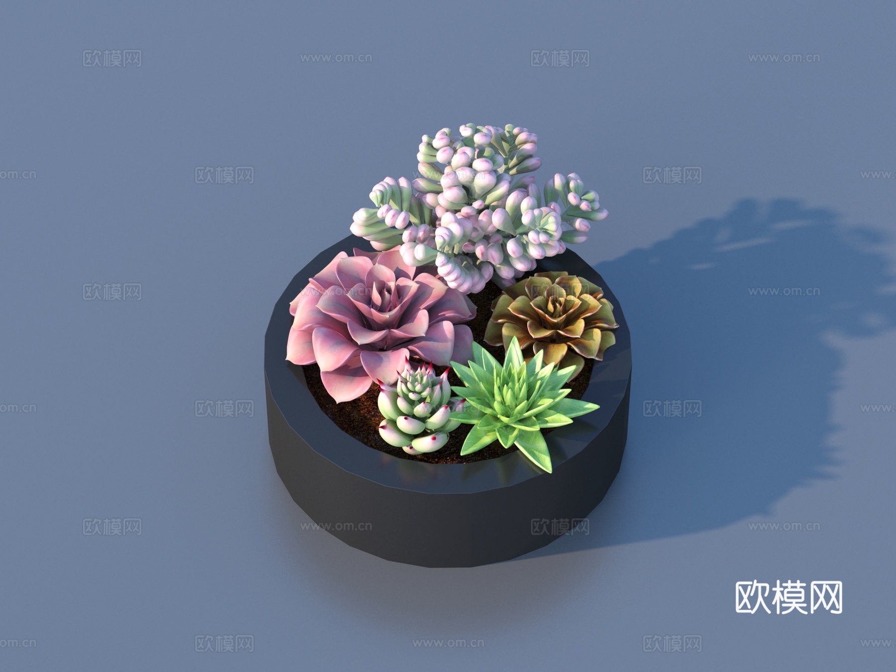 花盆 盆栽 绿植 植物su模型