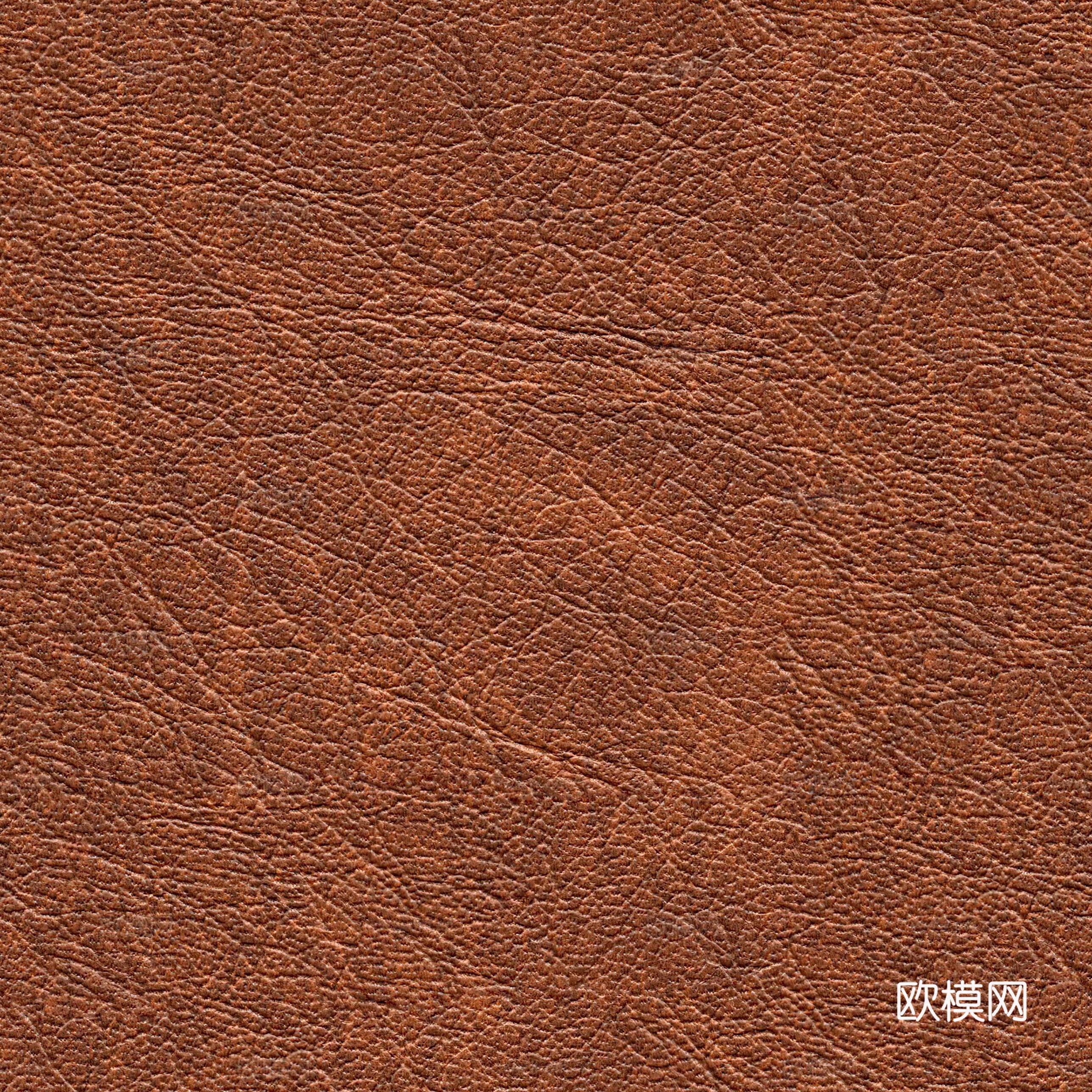无缝粗纹皮革
