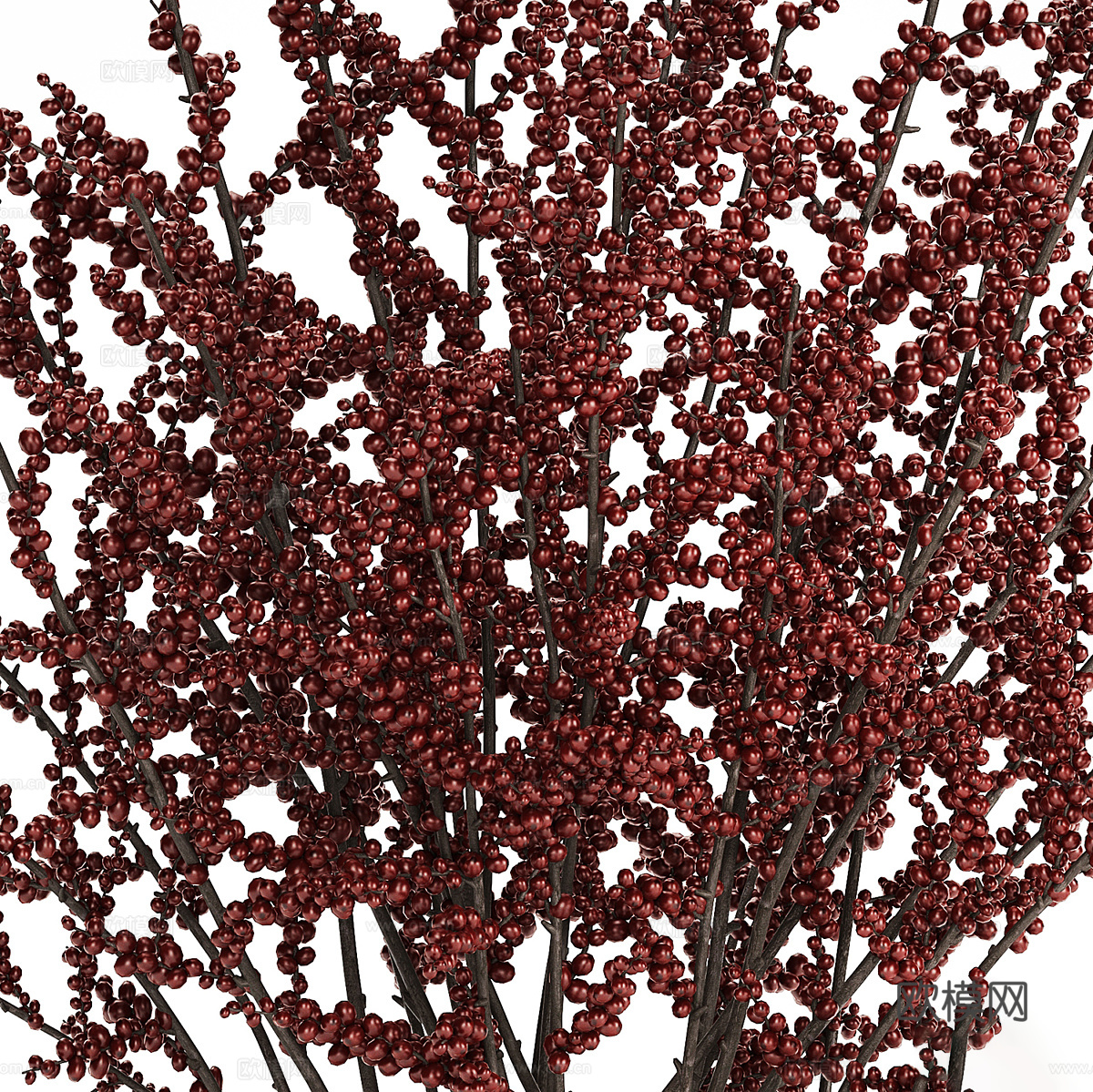 现代意式花瓶花艺3d模型