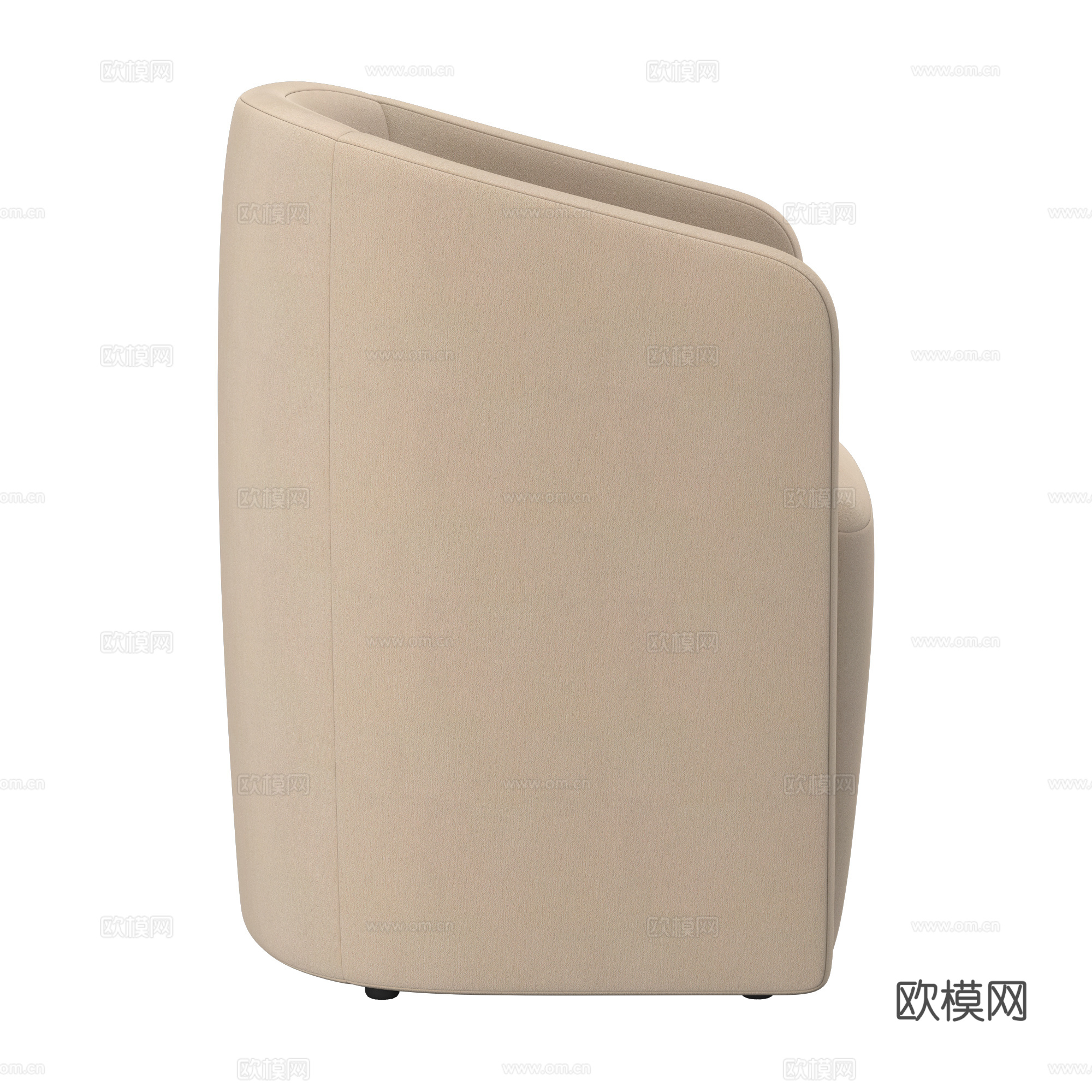 新中式侘寂长餐桌椅3d模型