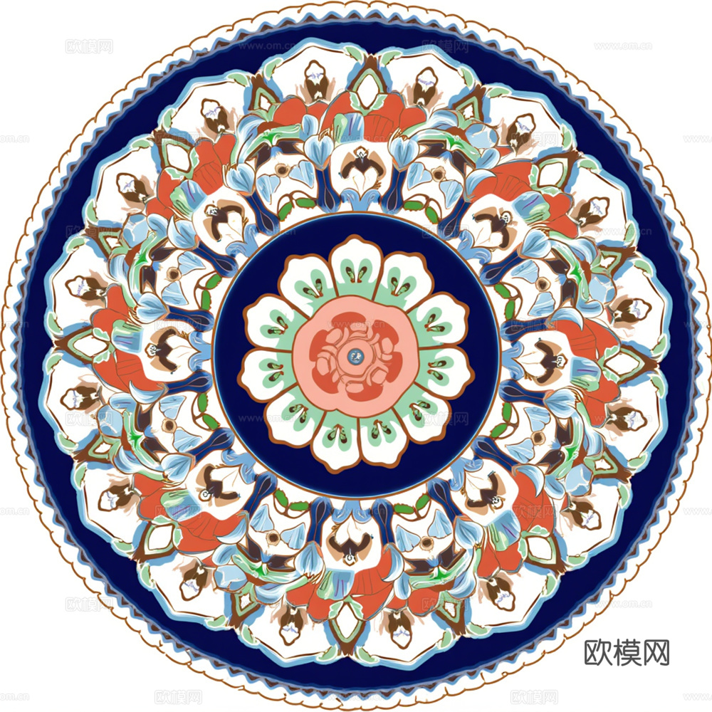 中国传统纹样 敦煌藻井纹