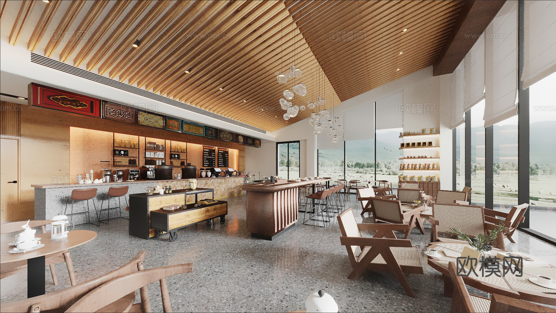 茶餐厅3d模型