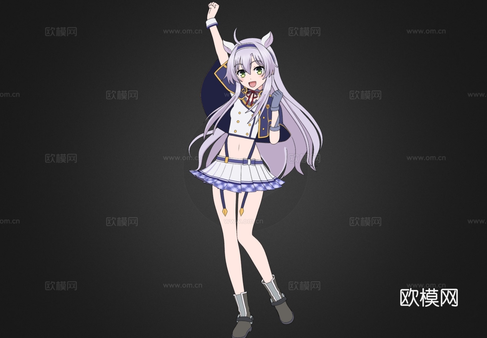 虚拟人物 二次元美少女 动漫角色 游戏角色 动漫少女3d模型