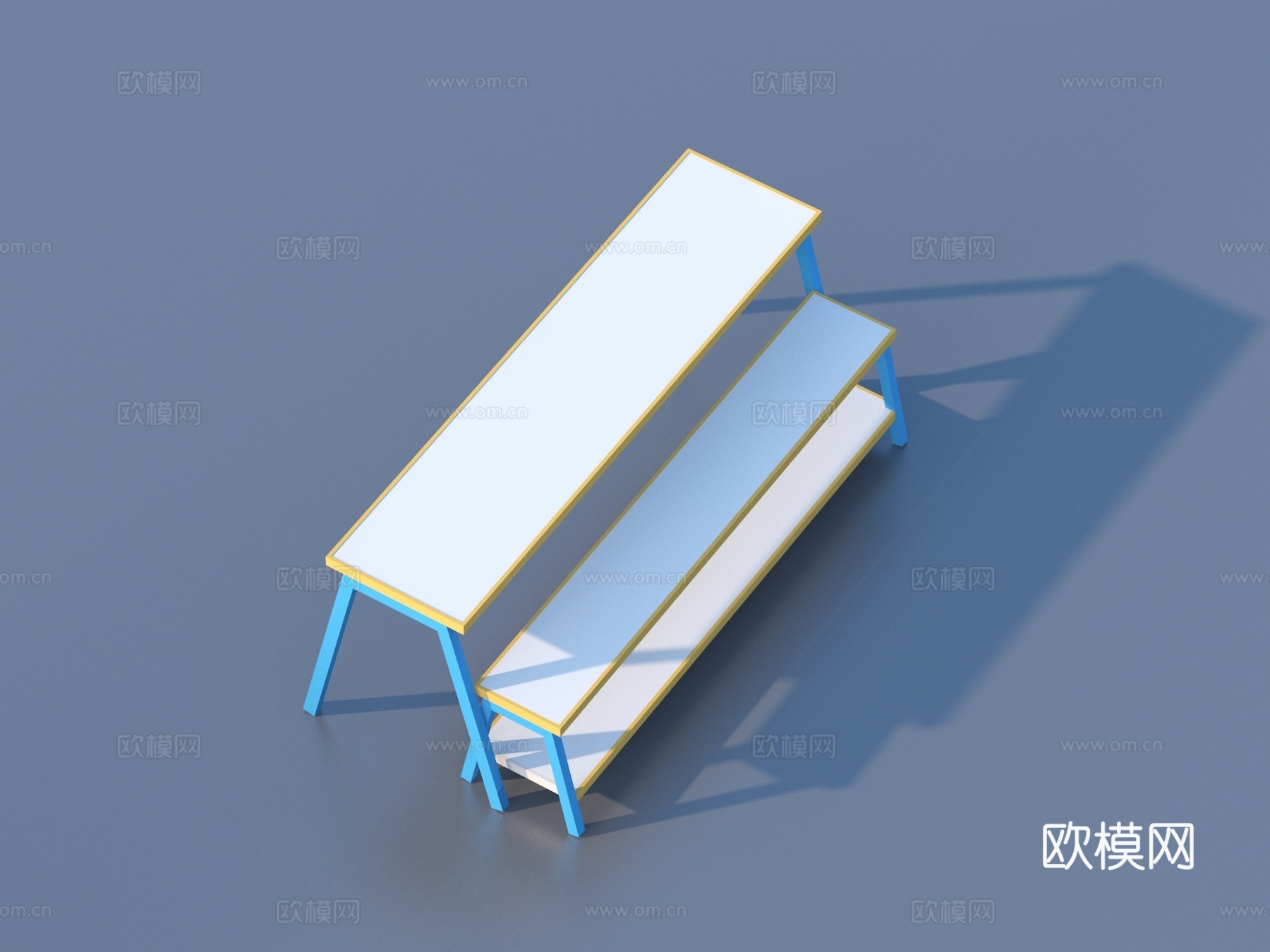 置物架 货架 柜台专卖场3d模型