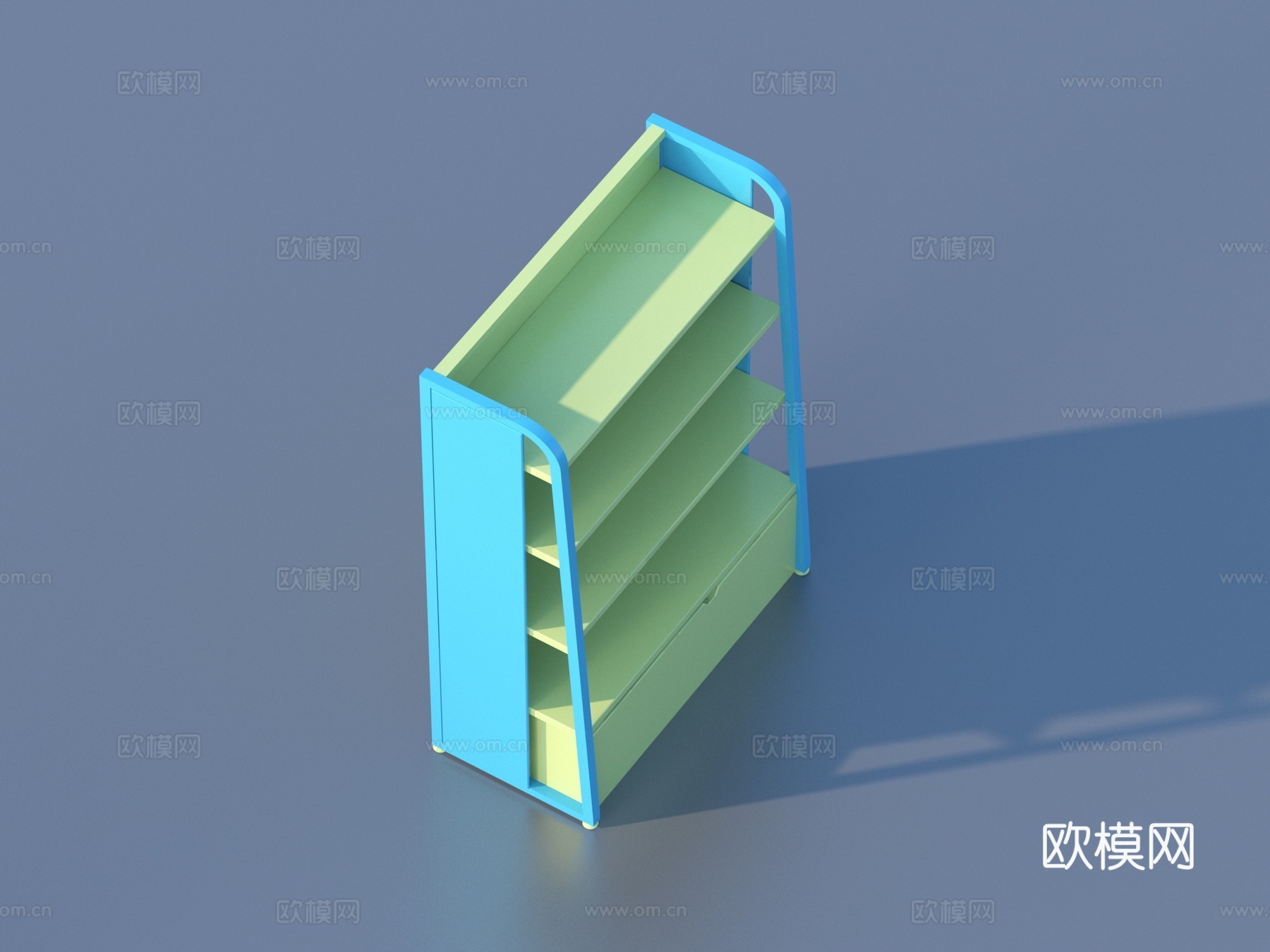 置物架 货架 柜台专卖场3d模型