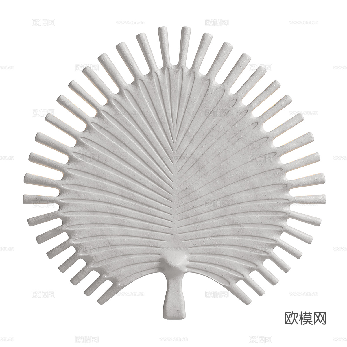 现代侘寂陶制装饰壁灯3d模型