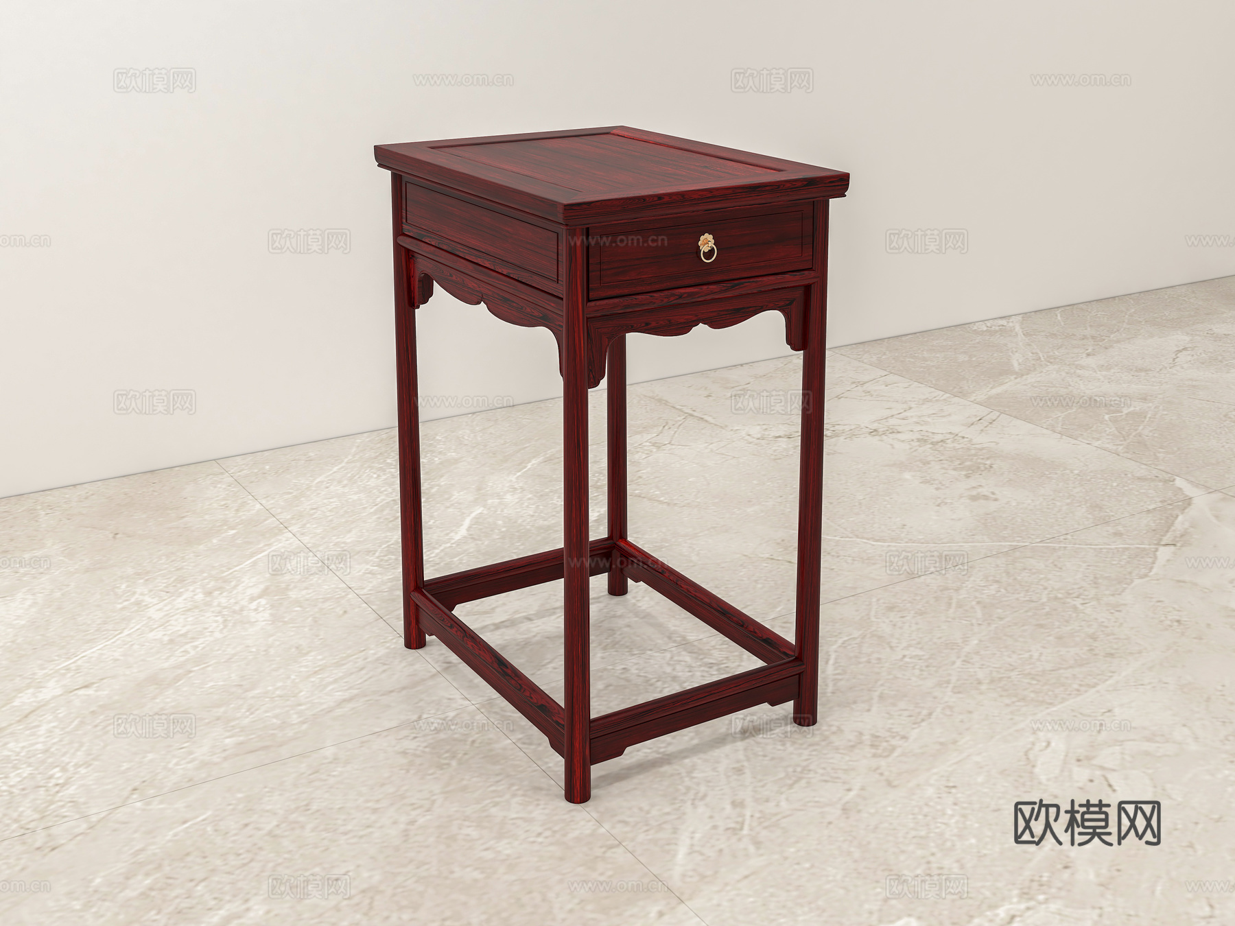 中式小茶几 新中式茶几 实木红木3d模型