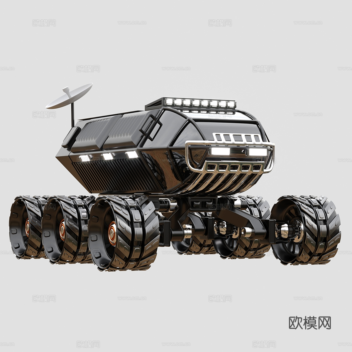 火星探测器 探测车3d模型