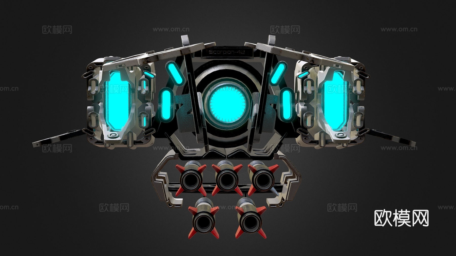 军事器材 概念武器 概念飞行器 科幻武器3d模型