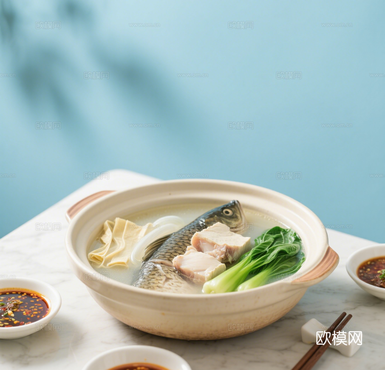 石锅鱼鱼火锅海报