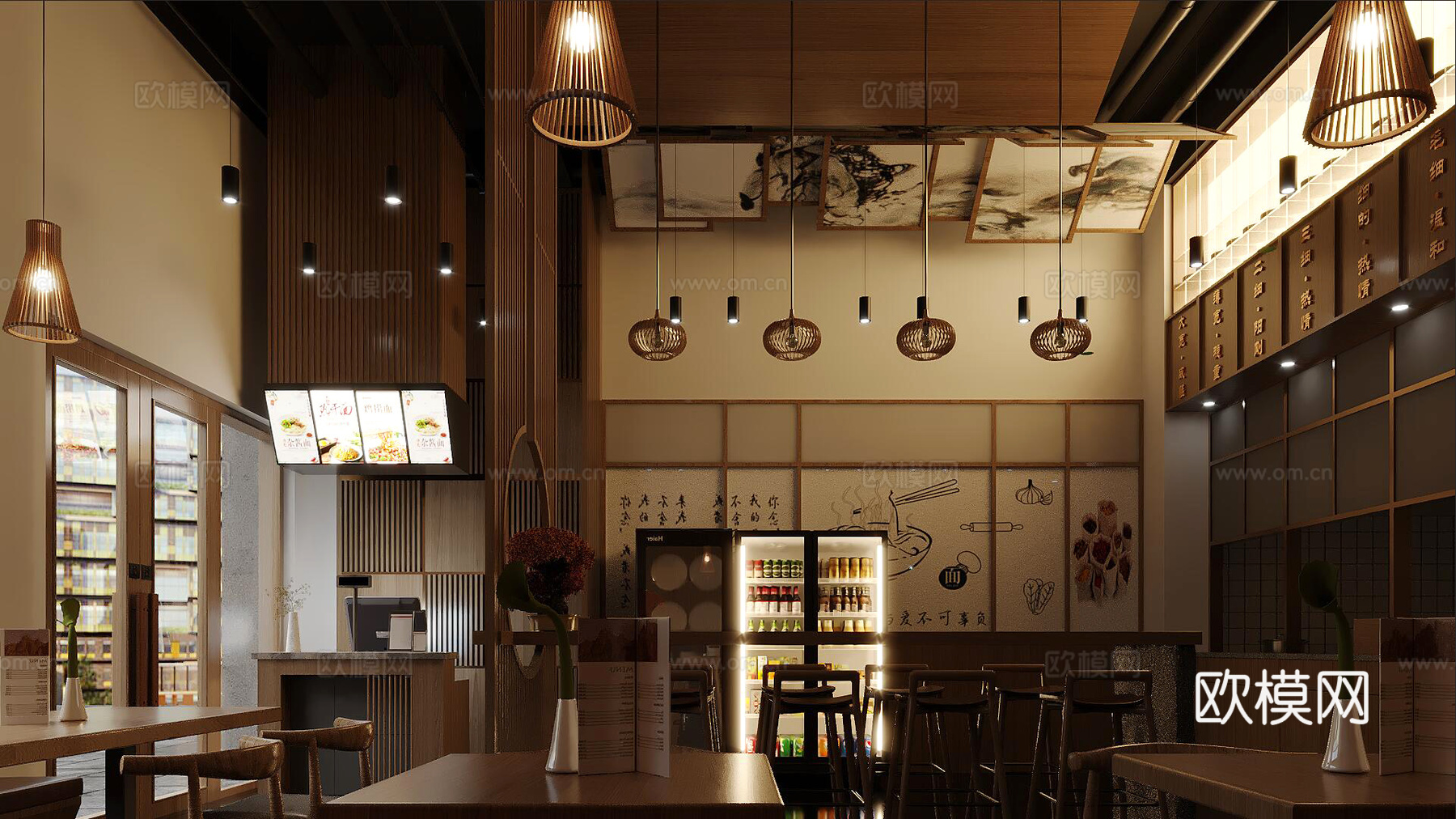 中餐厅3d模型